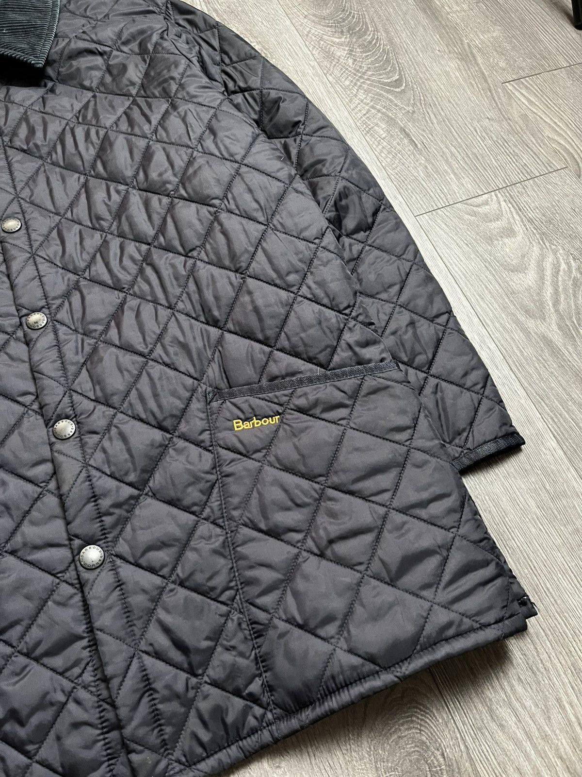 Barbour Barbour Liddesdale Quilted Jacket Corduroy Navy Black Size M Size US M / EU 48-50 / 2 - 2 Thumbnail