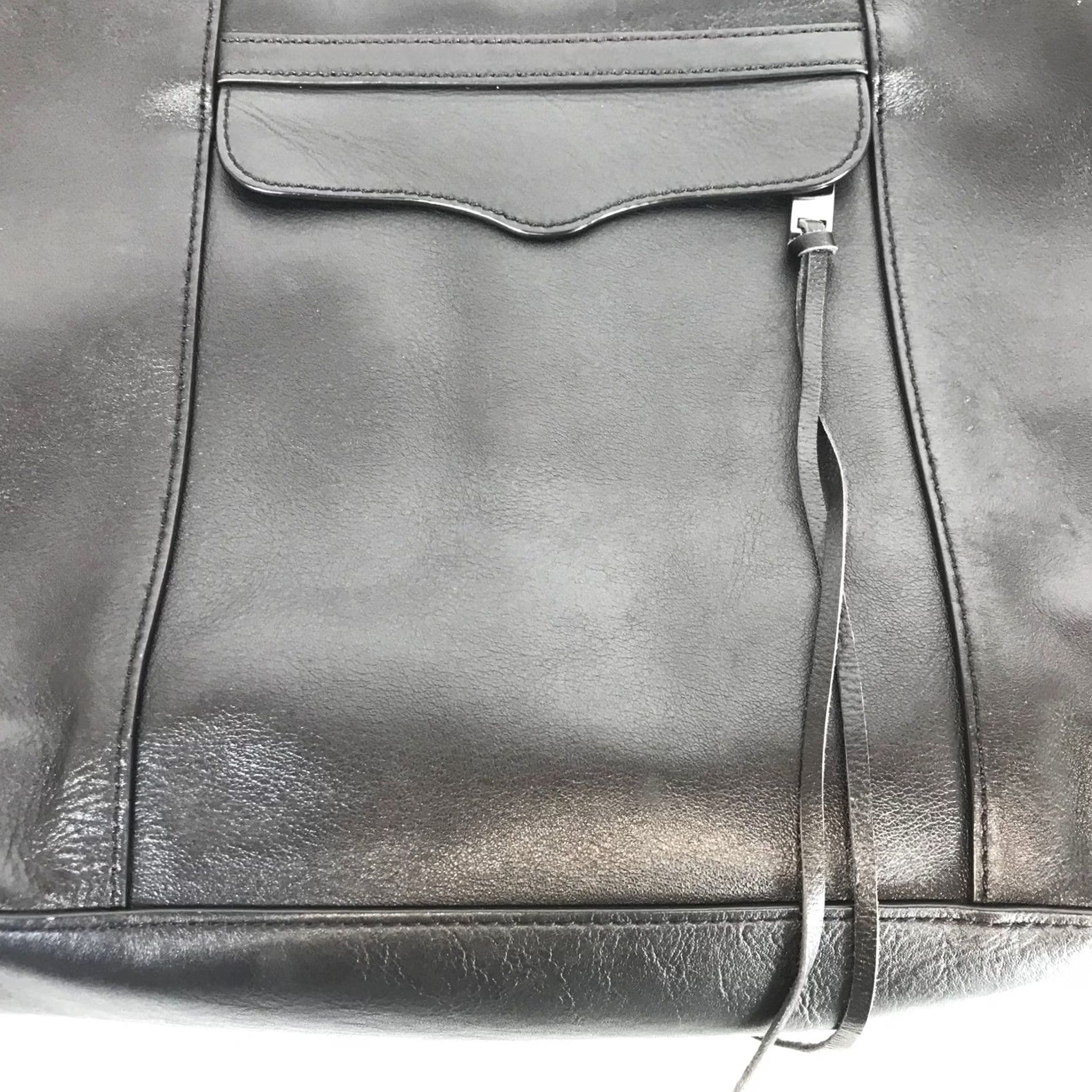 Rebecca Minkoff Rebecca Minkoff M.A.B. Morning After Bag Tote Black Leather Silver Hardware Size ONE SIZE - 6 Thumbnail