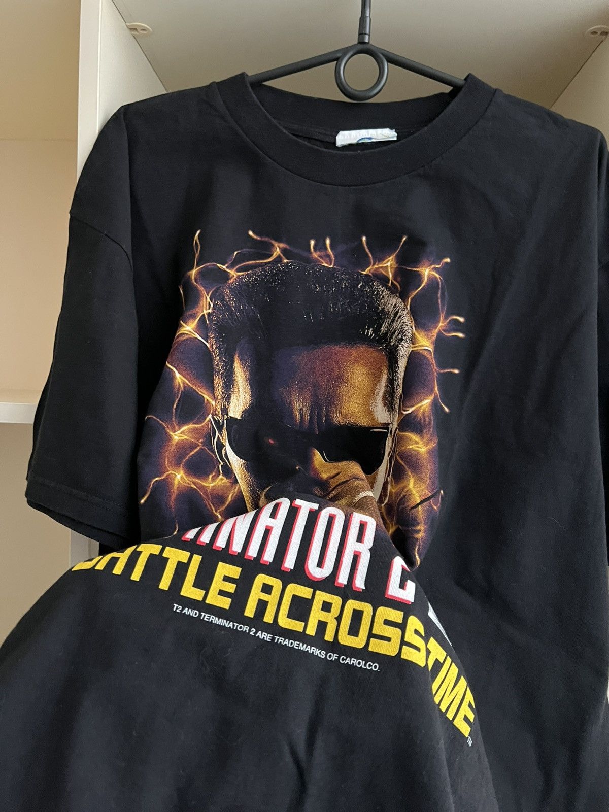 Vintage Universal Studios Terminator 2 T-Shirt Movie Merch Vintage Size US XXL / EU 58 / 5 - 6 Thumbnail