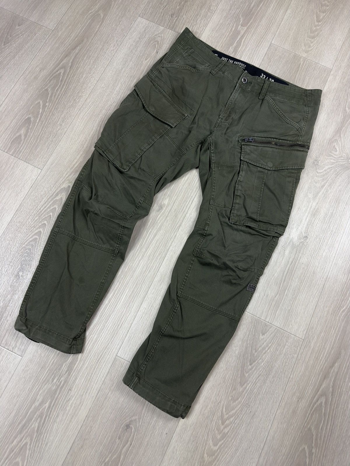 G-Star G-Star Raw Rovic Zip 3D Regular Tapered Cargo Pants Size US 33 - 3 Thumbnail