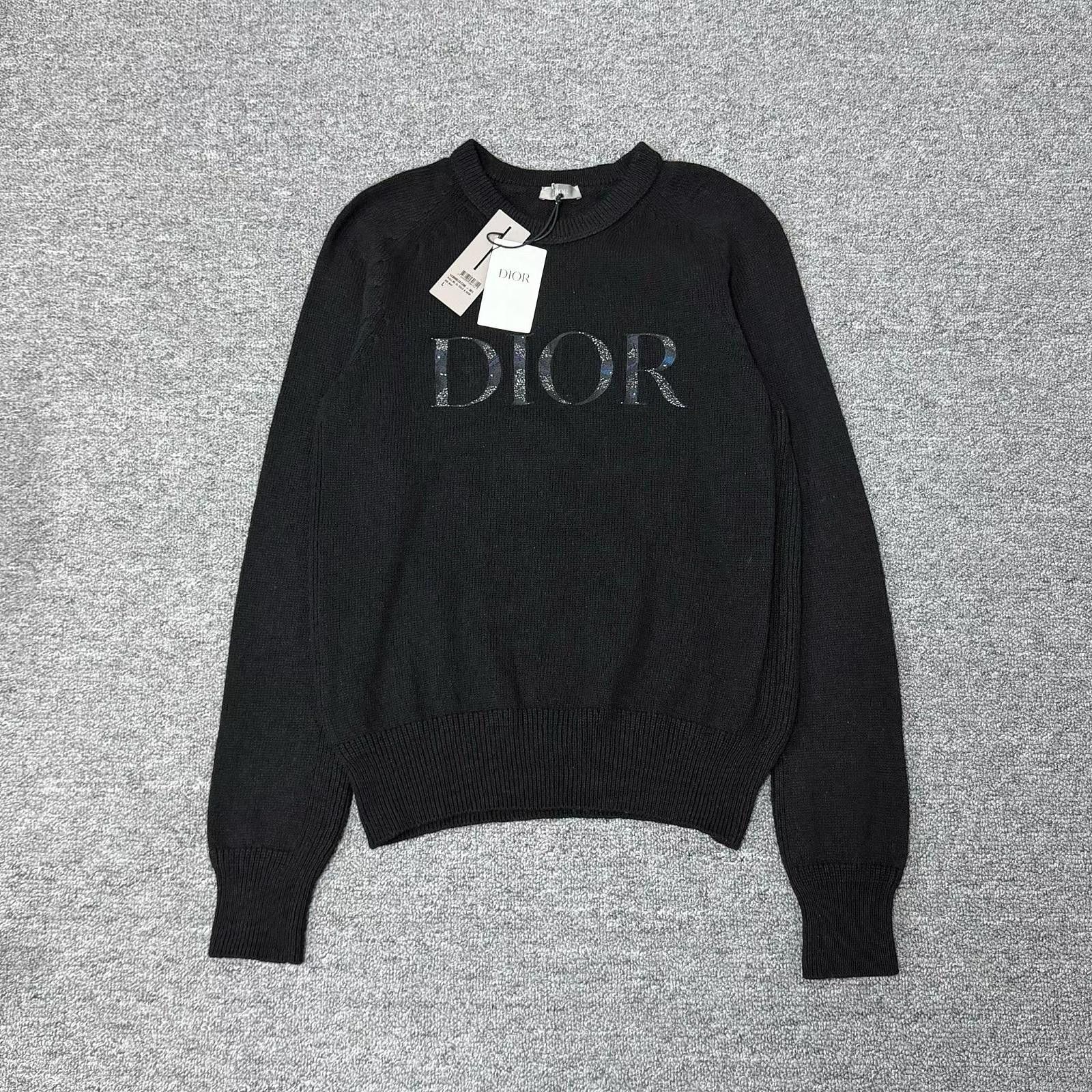 Dior Dior x Judy Blame Safety Pin Embroidered Sweater | Grailed