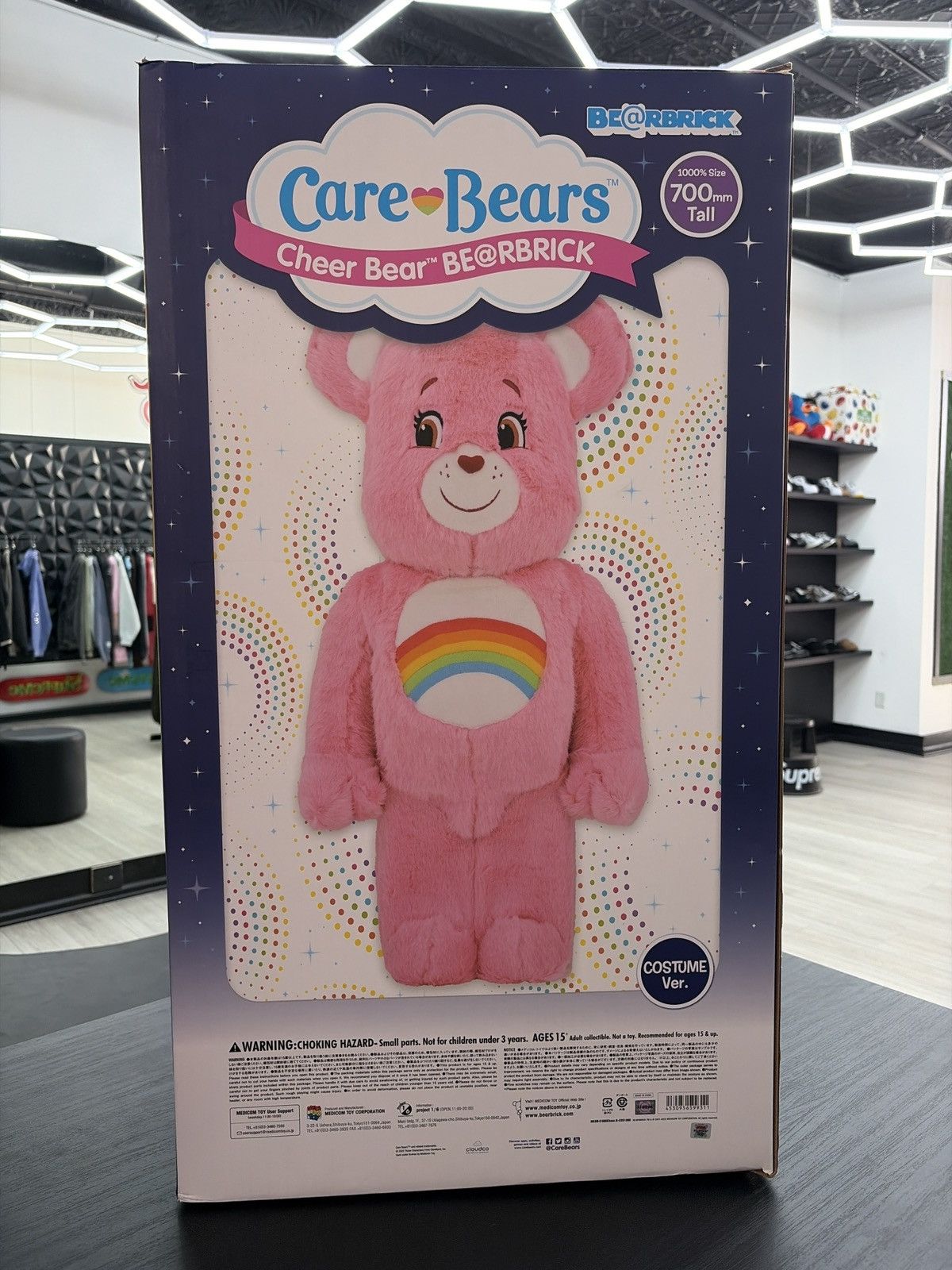 BE@RBRICK x Care Bears Cheer Bear Costume Version 1000%