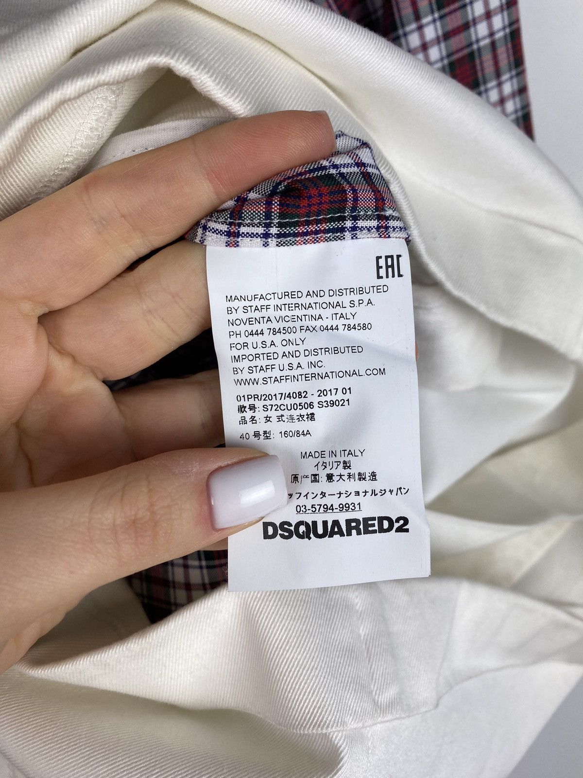 Dsquared2 Dsquared2 ladies plaid shirt dress size 40 Size S / US 4 / IT 40 - 13 Thumbnail