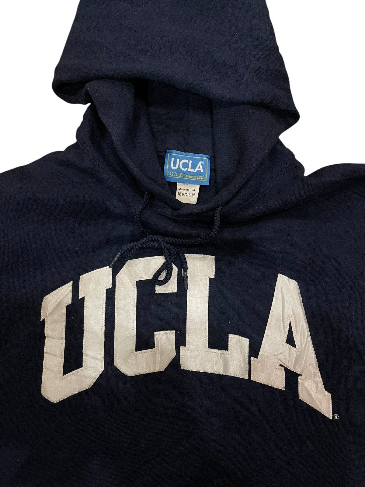 Vintage Vintage UCLA Gold Standard Patches Pullover Hoodie Size US M / EU 48-50 / 2 - 2 Thumbnail