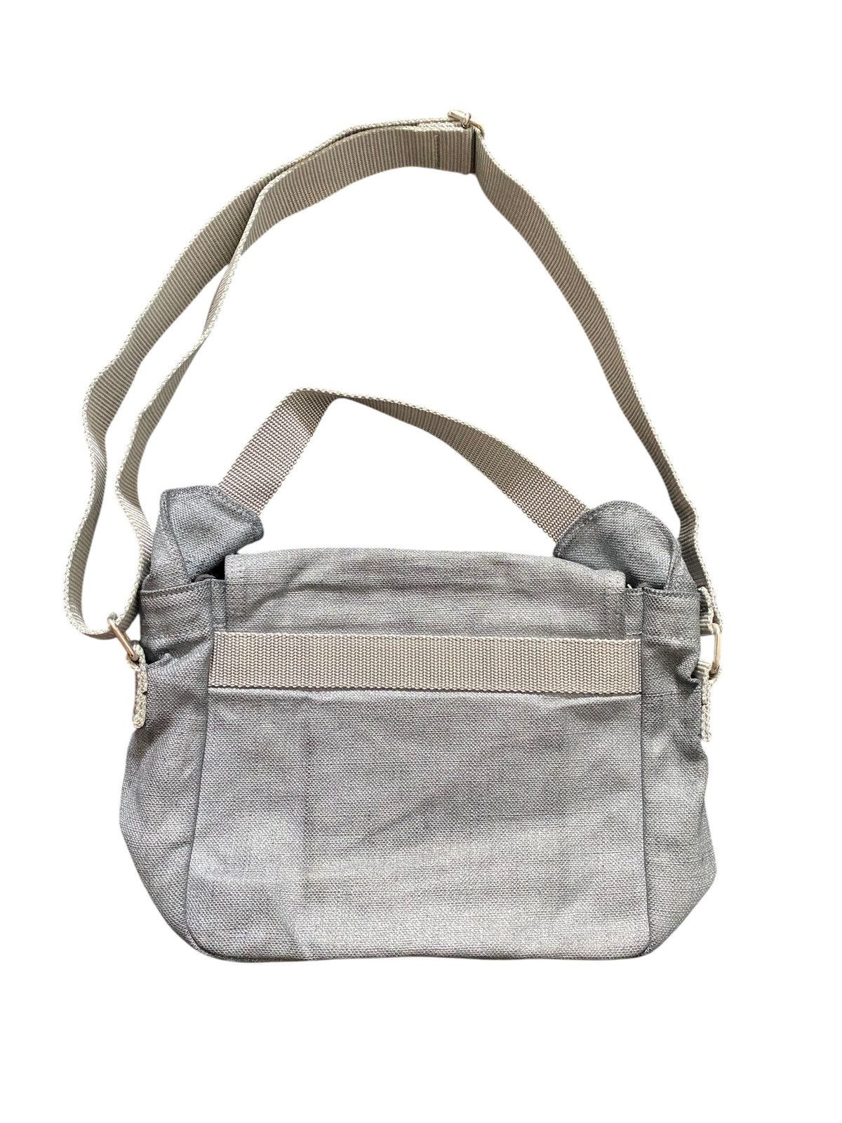 A.P.C. A.P.C Silver paint coated Canvas Sling Bag Size ONE SIZE - 5 Thumbnail