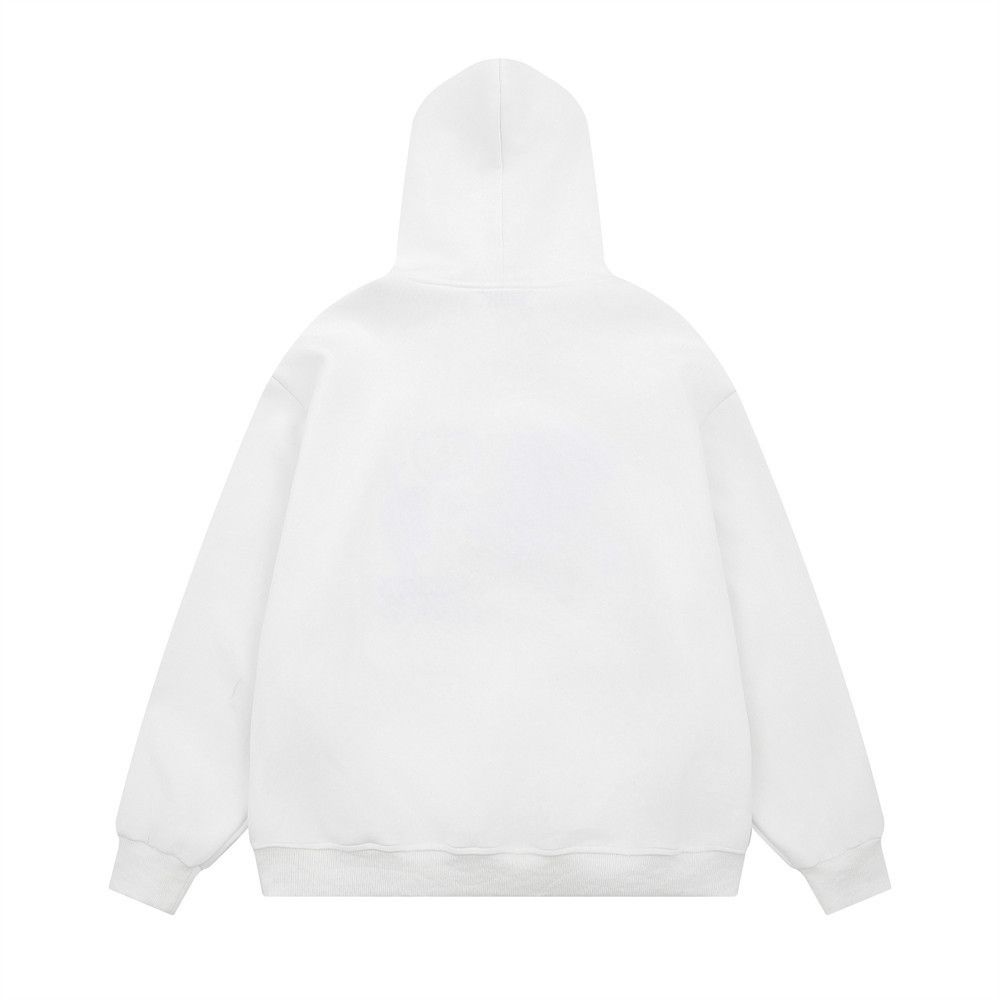 Vintage Men's Loose Casual Cartoon Puppy Embroidered Hoodie Size US M / EU 48-50 / 2 - 2 Thumbnail