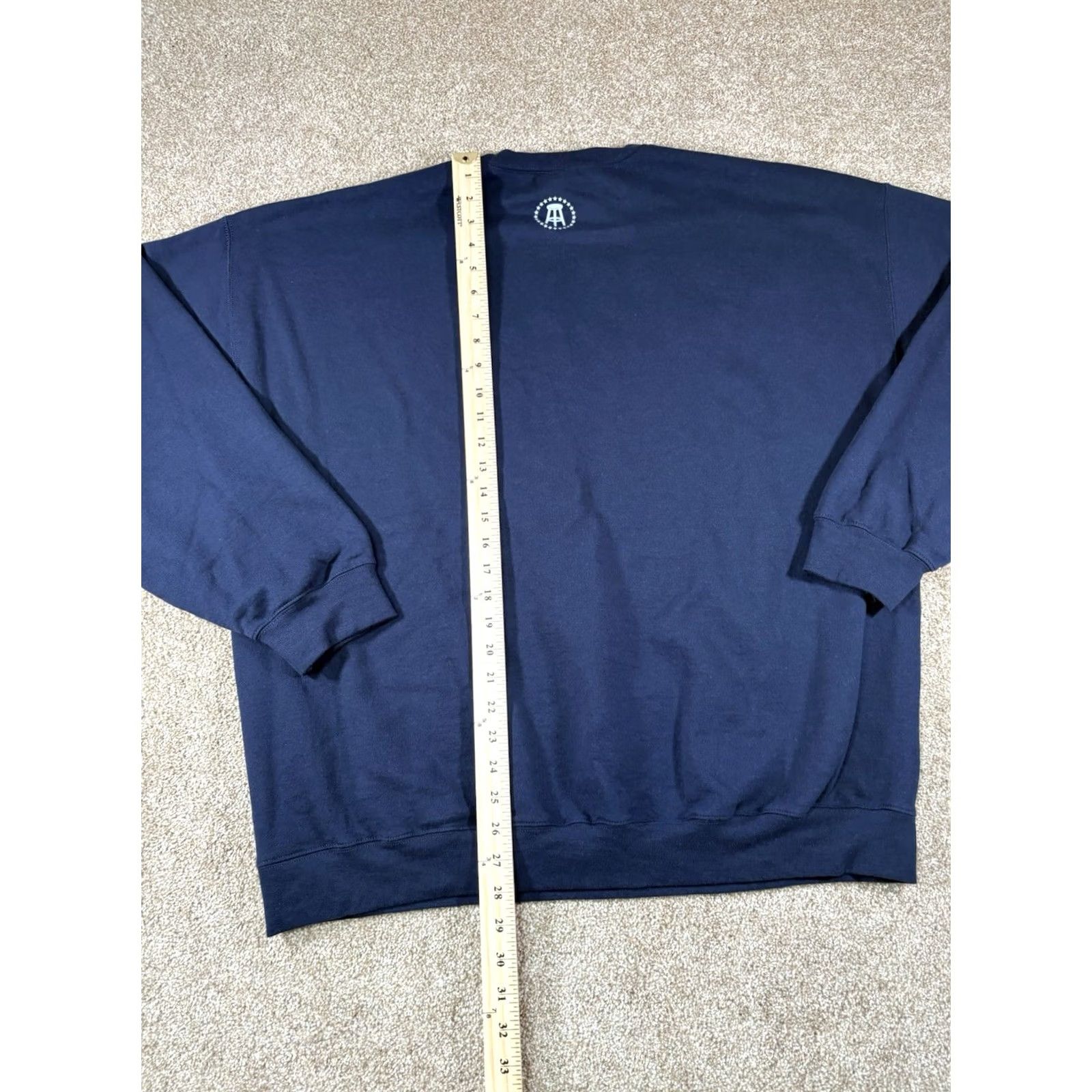 Gildan VINTAGE Drake Maye New England Patriots Barstool Crewneck Sweatshirt • Men's Size 2XL Blue Graphic Print Sweatshirt Mens 2XL Size US XXL / EU 58 / 5 - 6 Thumbnail