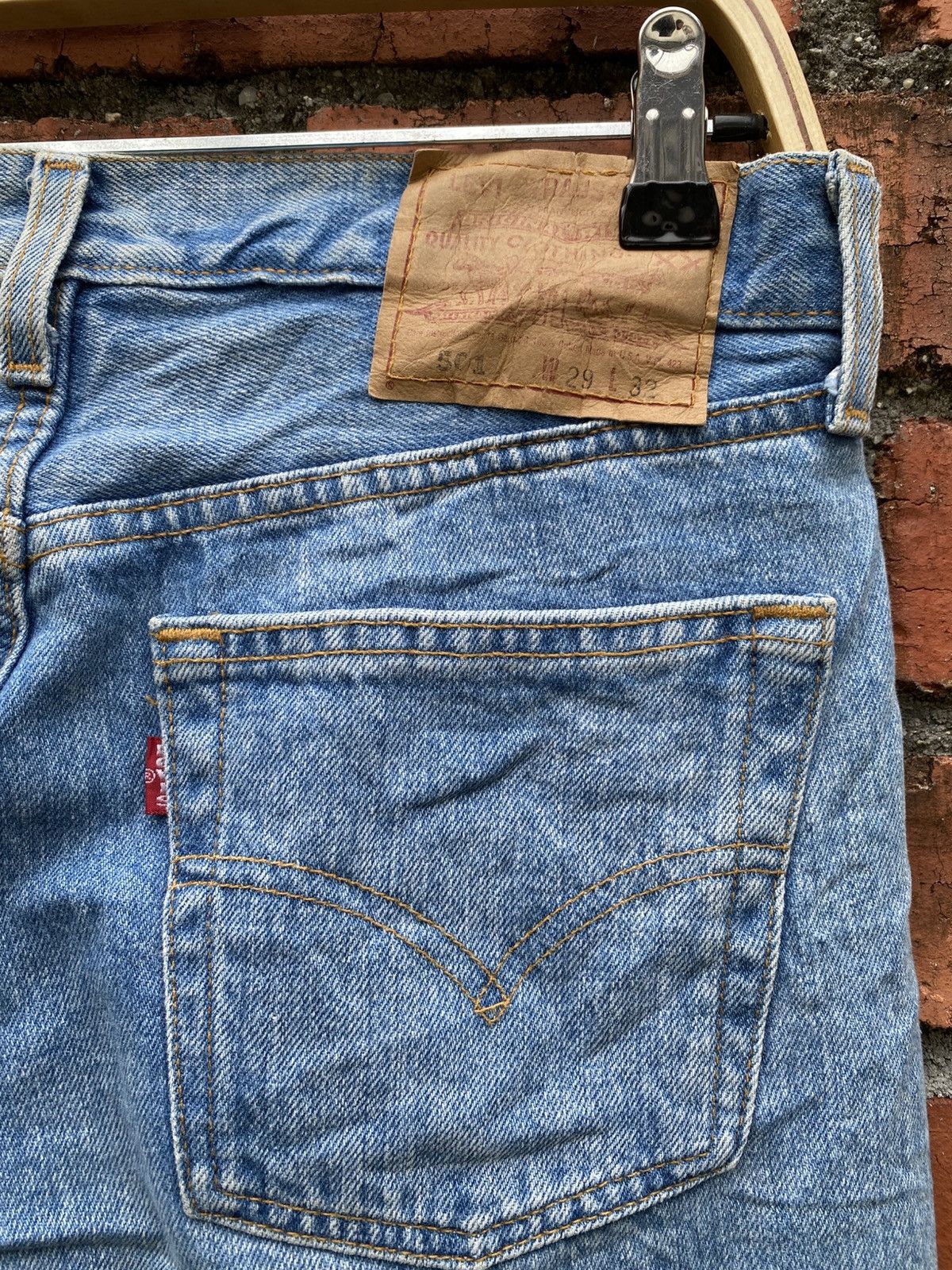 Levi's Vintage Clothing W30x31 Vintage levi's 501 made in USA 90s faded Size US 30 / EU 46 - 5 Thumbnail