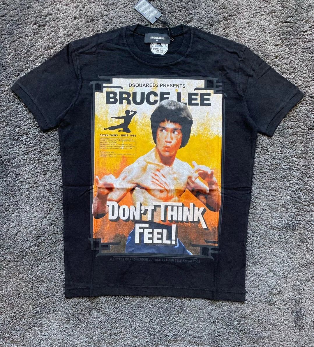 Dsquared2 Dsquared2 20SS Runway Bruce Lee Slim T-Shirt White/Black Size US XS / EU 42 / 0 - 5 Thumbnail