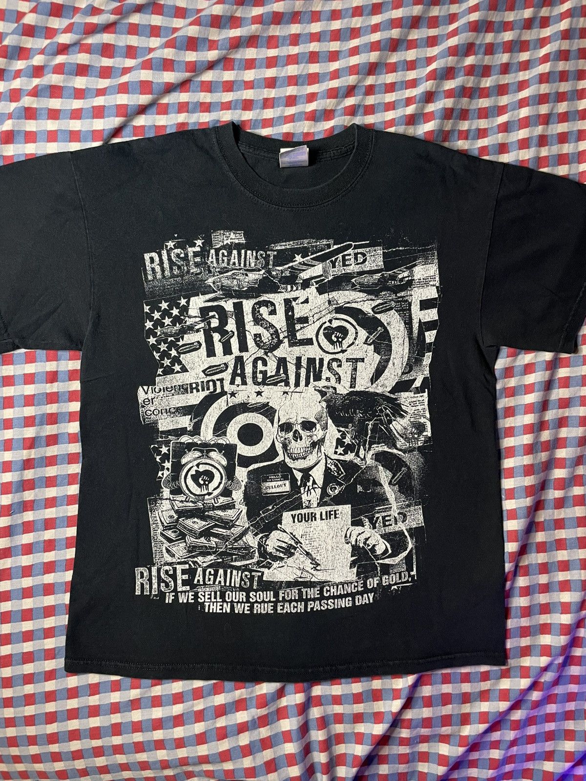 Vintage Vintage 2012 Rise Against shirt Size US L / EU 52-54 / 3 - 1 Thumbnail