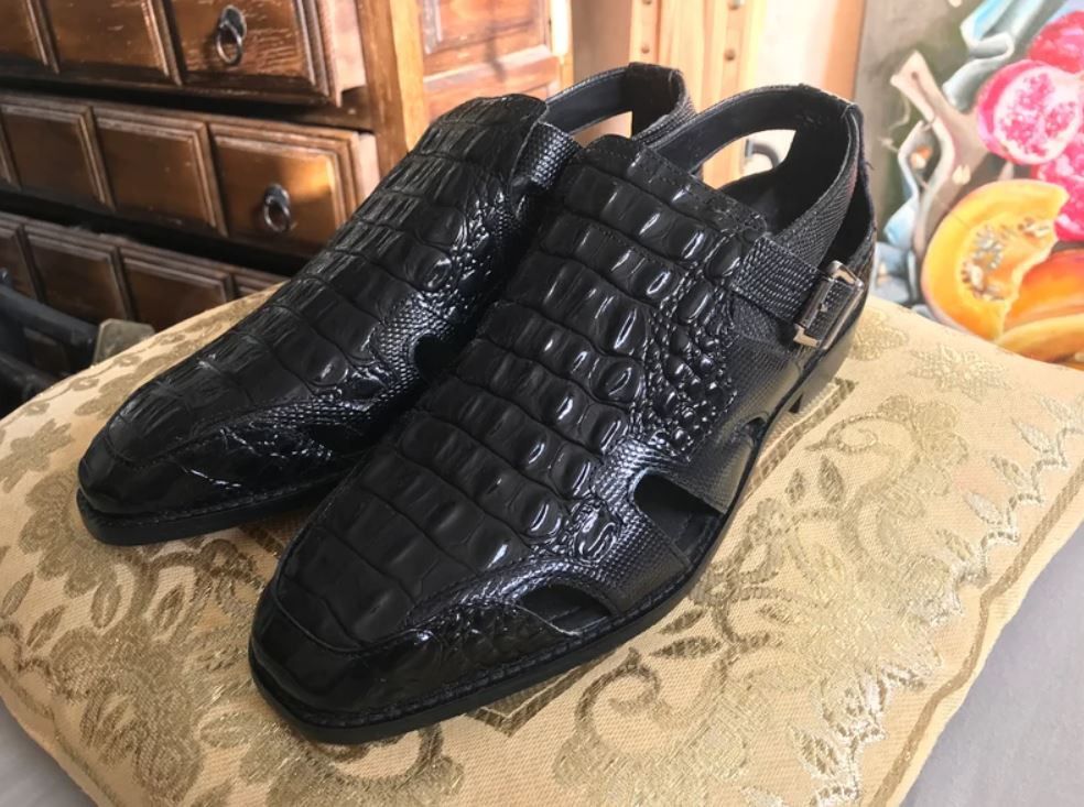 Black Patent Leather Oxsford Shoes by by Stacy Adams