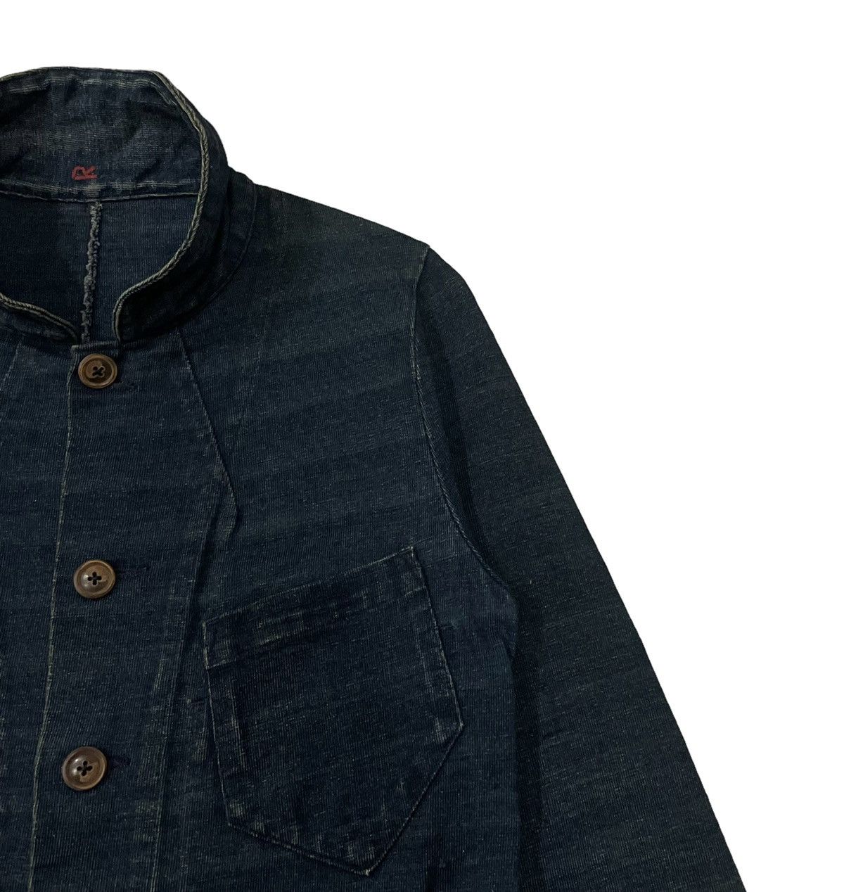 45rpm Vintage 45Rpm Double Pocket Indigo Denim Jacket Size S / US 4 / IT 40 - 2 Thumbnail