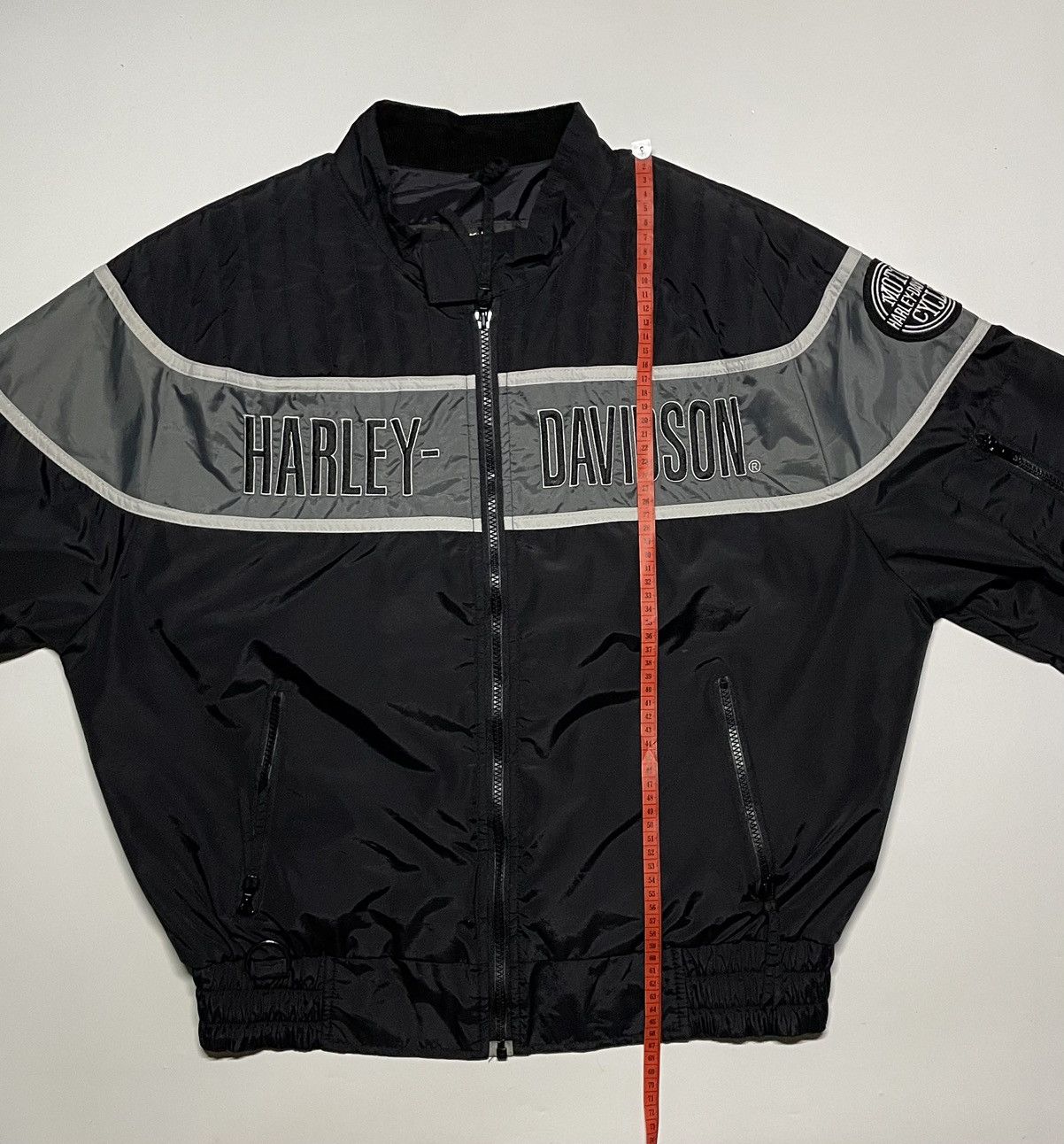 Harley Davidson × Vintage Harley Davidson motorcycle Racing Windbreaker Jacket Size US L / EU 52-54 / 3 - 7 Thumbnail