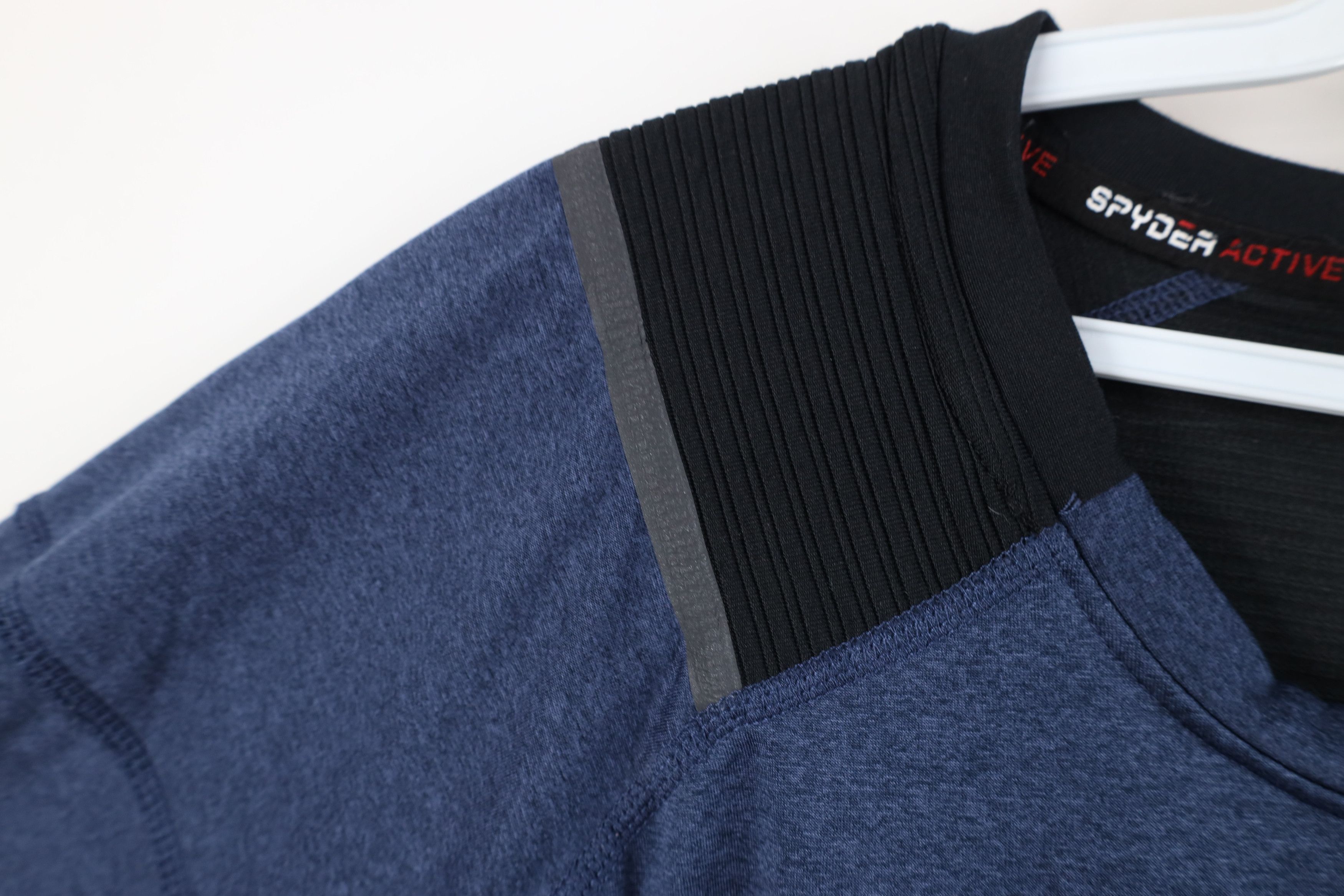Spyder Spyder Lined Stretch Reflective Long Sleeve Sweatshirt Blue Size US XL / EU 56 / 4 - 5 Thumbnail