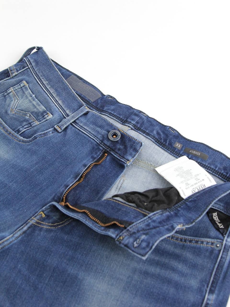 Replay REPLAY Blue Hyperflex jeans Size US 33 - 8 Thumbnail