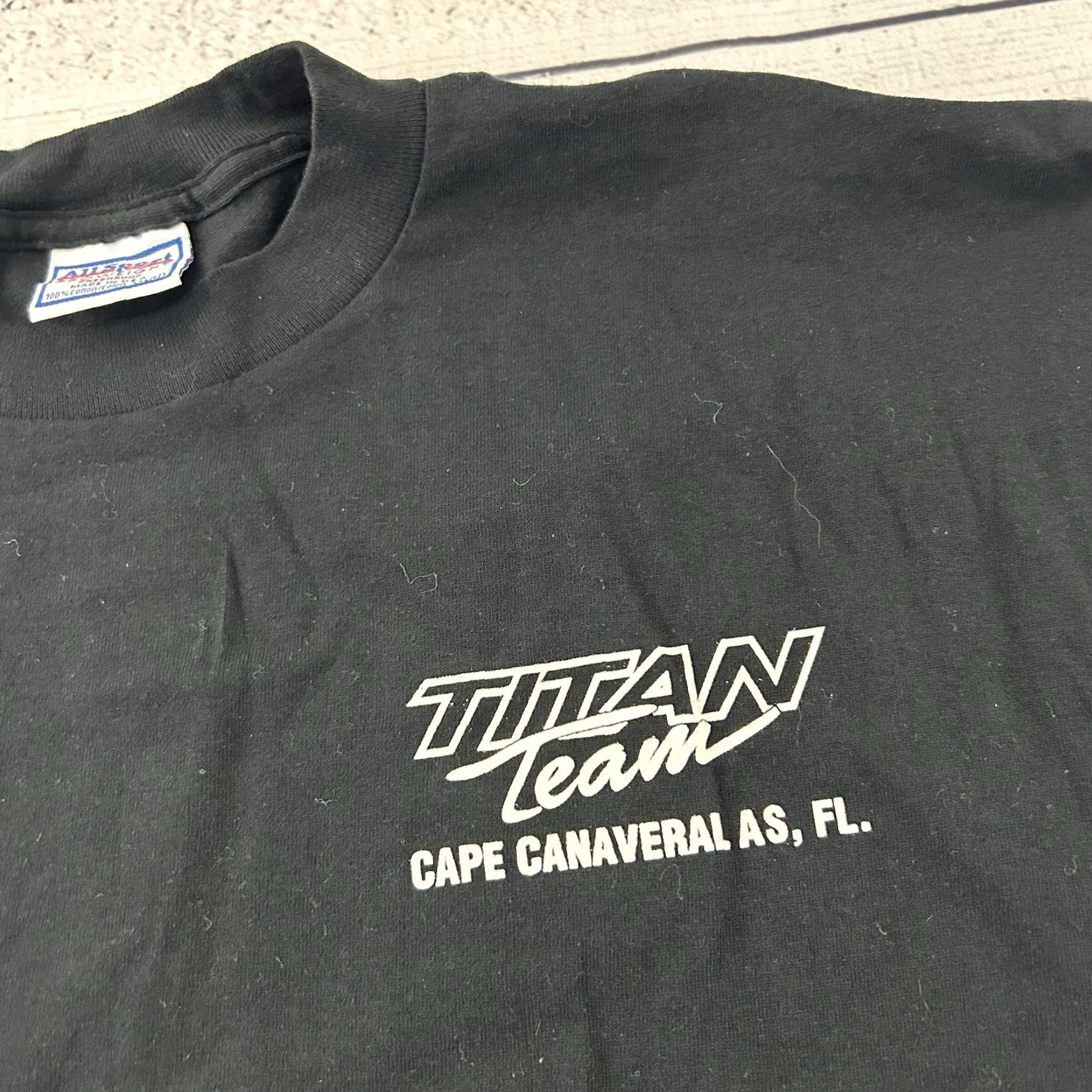 Vintage VTG All Sport T-Shirt Capable Florida Crew Neck Short Sleeve Mens 2XL Black Shirt Size US XXL / EU 58 / 5 - 2 Thumbnail