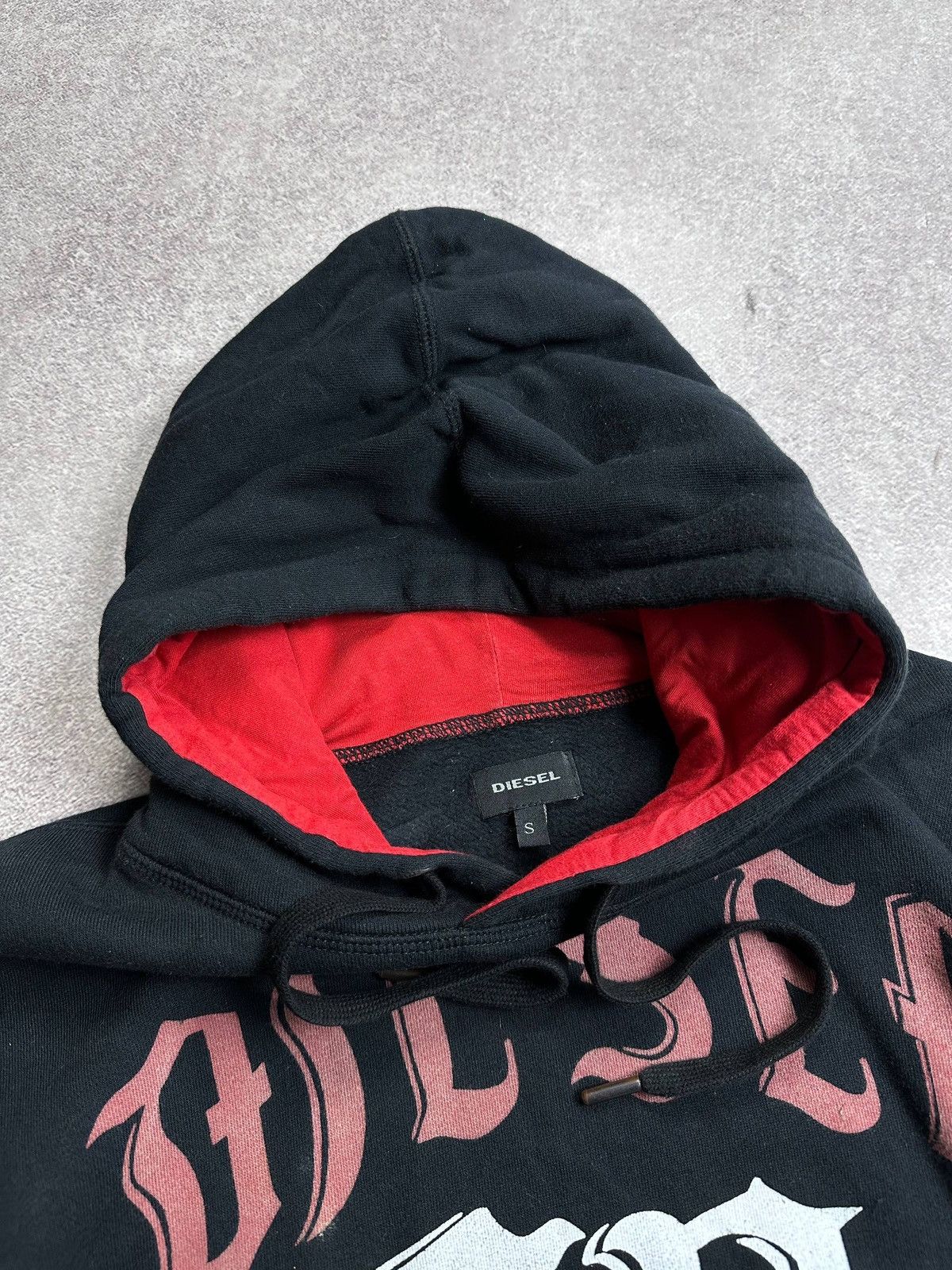 Diesel Vintage Diesel Avantgarde Grunge Hoodie Y2K Rare S Size US S / EU 44-46 / 1 - 4 Thumbnail