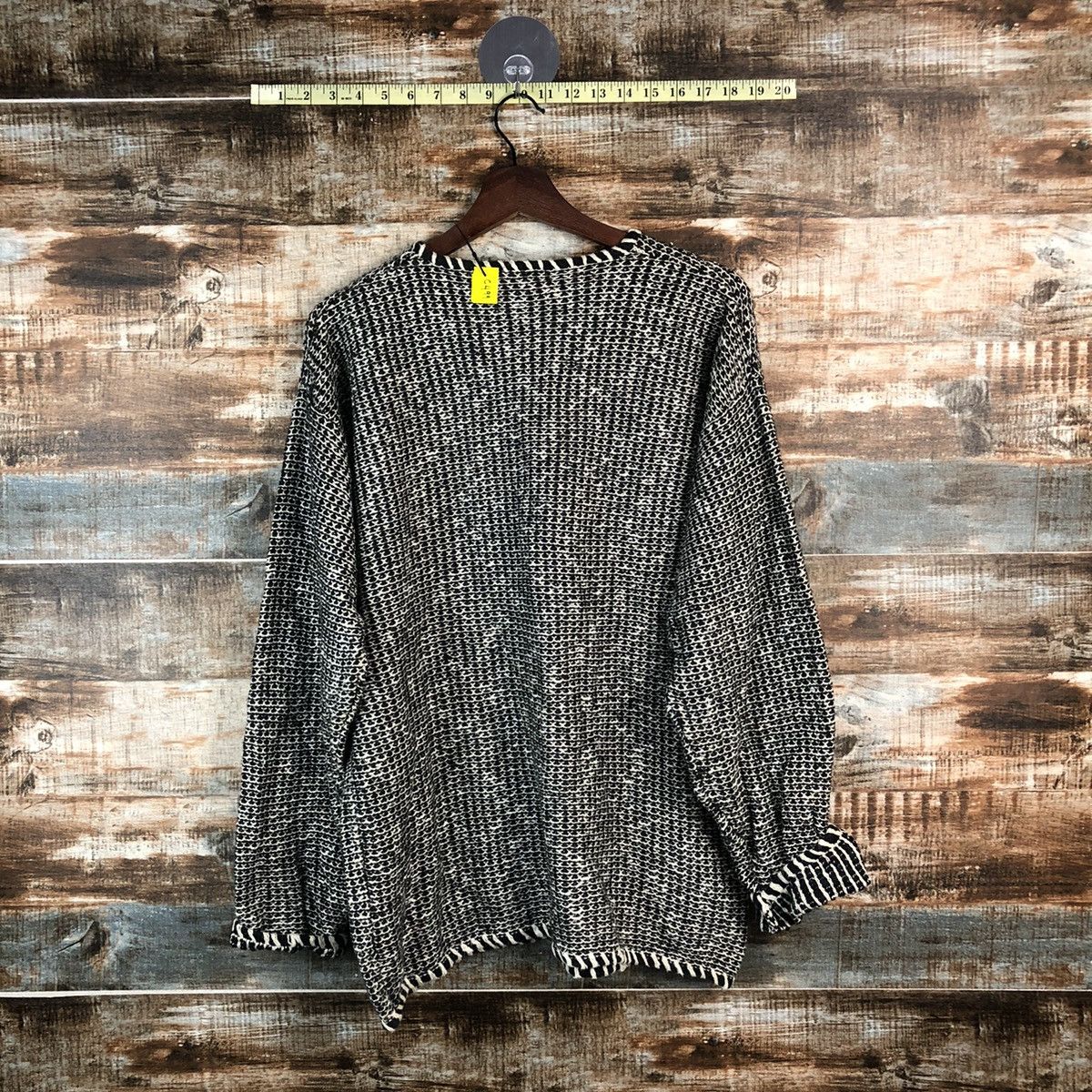 Homespun Knitwear × Japanese Brand DL Dude Uomo Vintage sweatshirt Gray Knitwear #C499 Size US L / EU 52-54 / 3 - 12 Thumbnail