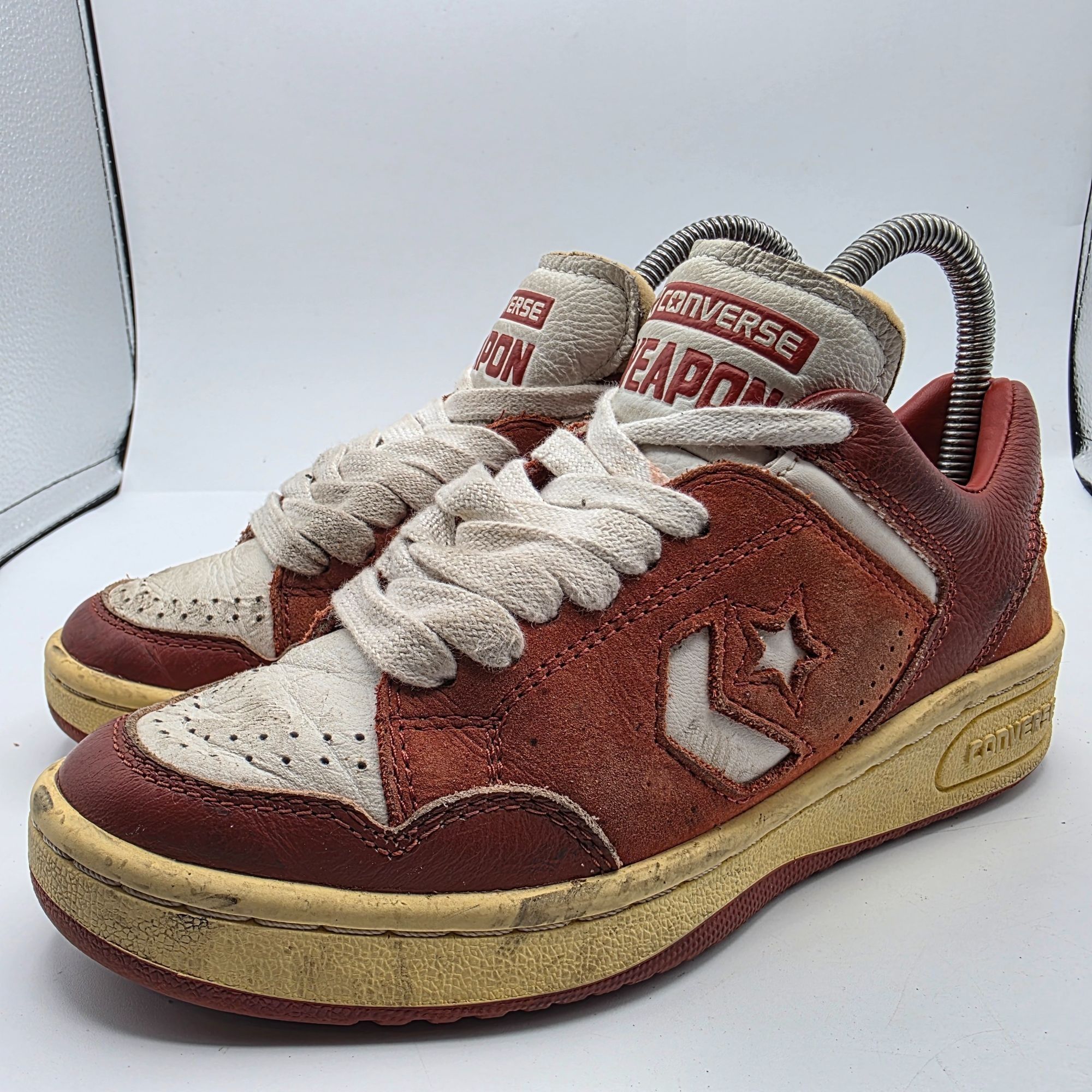 Converse Converse Weapon Low Ritual Red Womens Size 6 Leather Shoes C Size US 6 / IT 36 - 4 Thumbnail