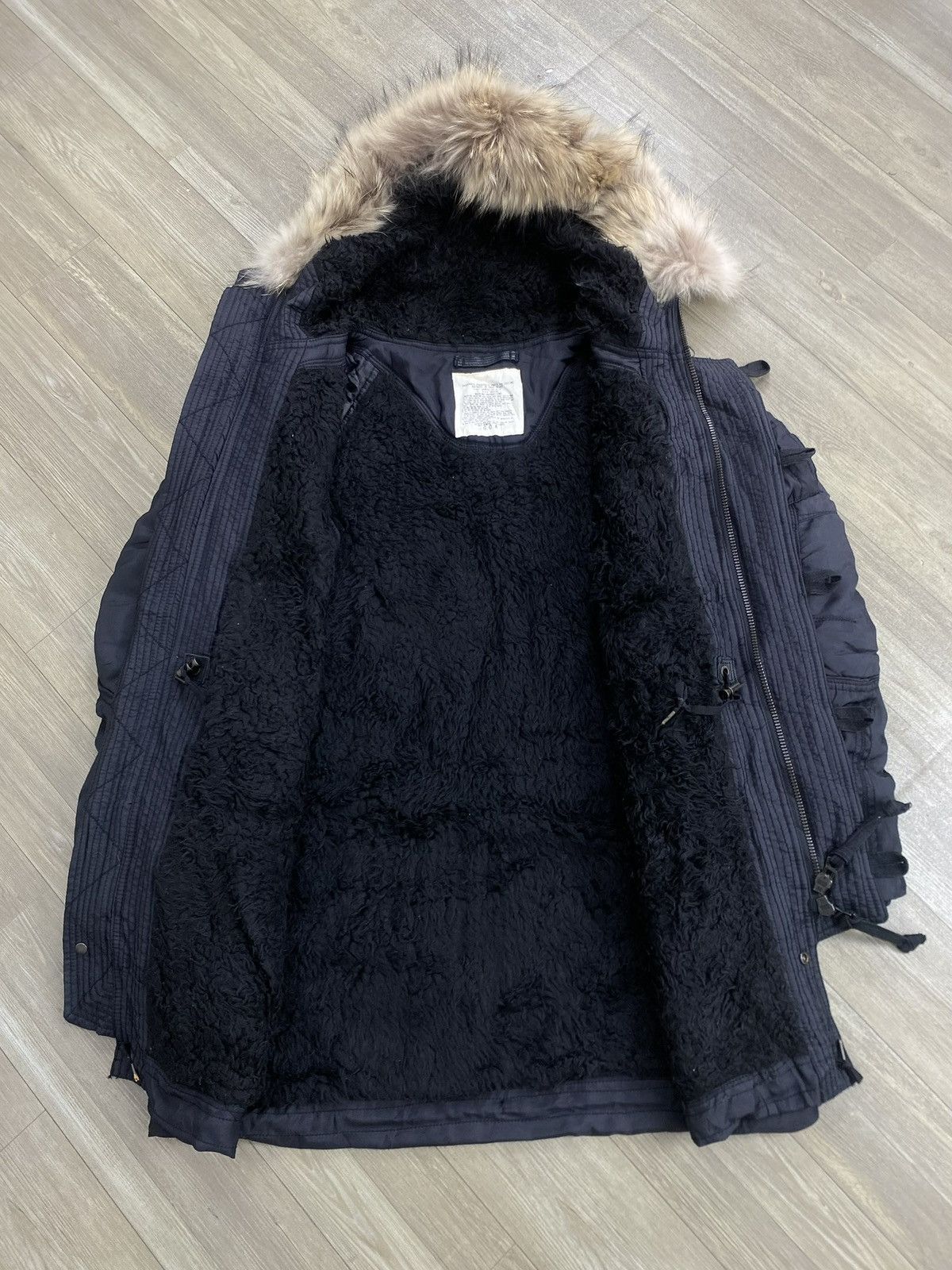 GOA Vintage GOA Raccoon Fur Military N3B Bomber Jacket Winter Size US L / EU 52-54 / 3 - 13 Thumbnail