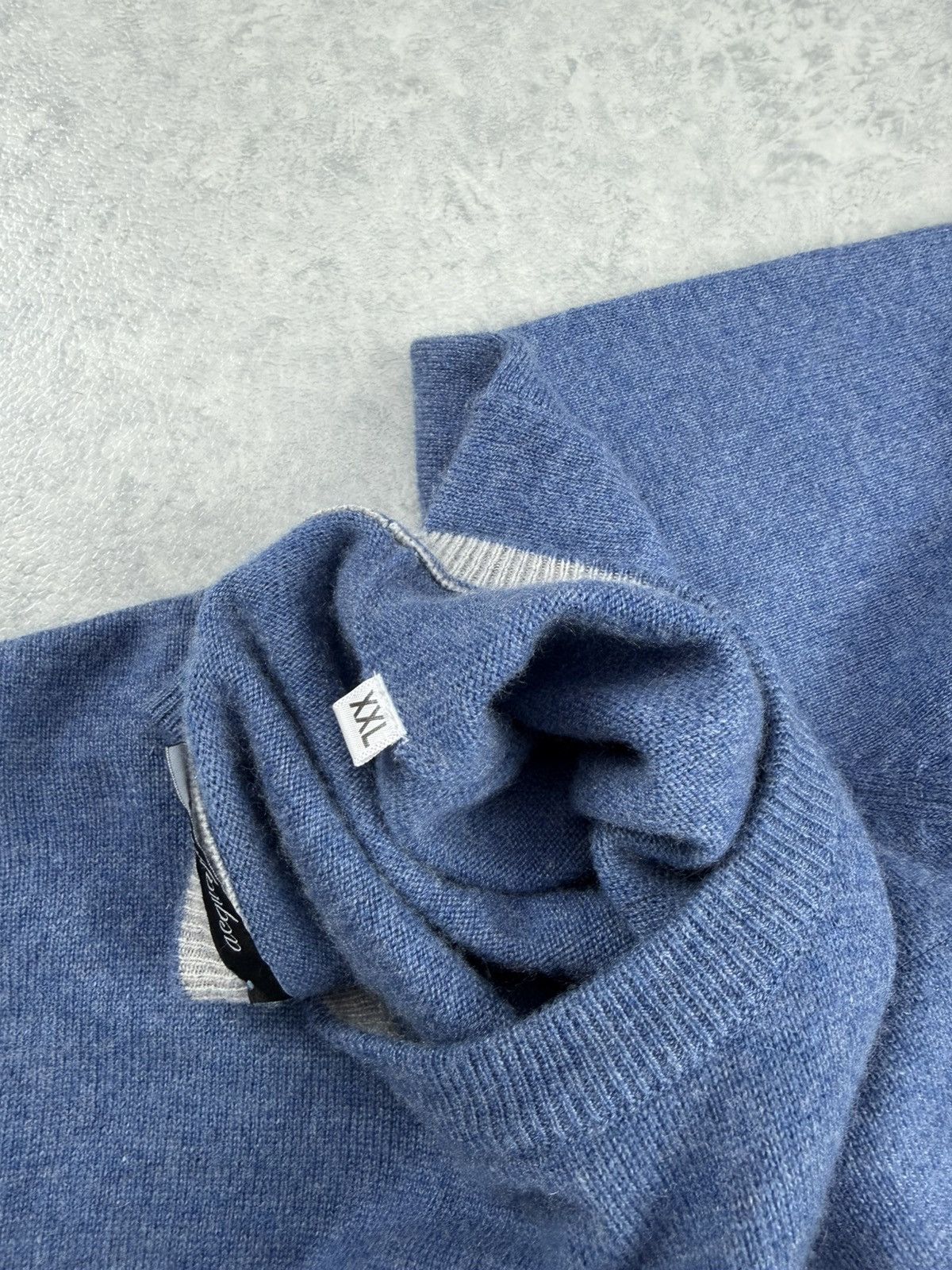 Other Acquapura 100% Cashmere Sweater Blue Made in Italy Size XXL Size US XXL / EU 58 / 5 - 8 Thumbnail