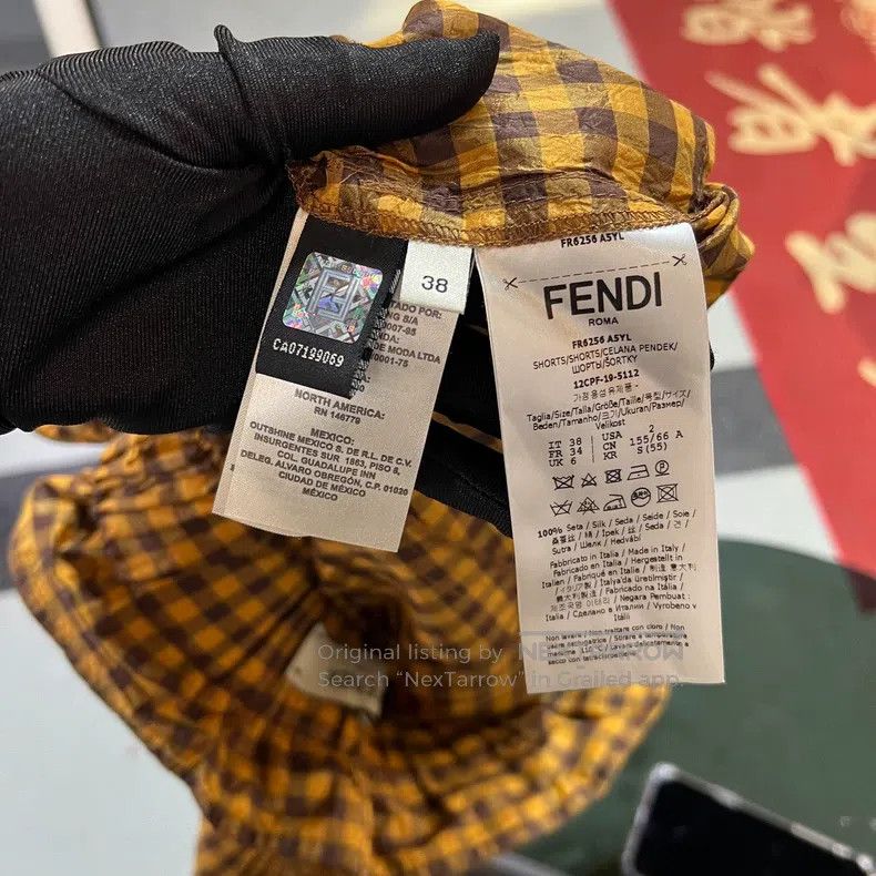 Fendi Fendi Plaid shorts Size 25" / US 0 / IT 36 - 5 Thumbnail