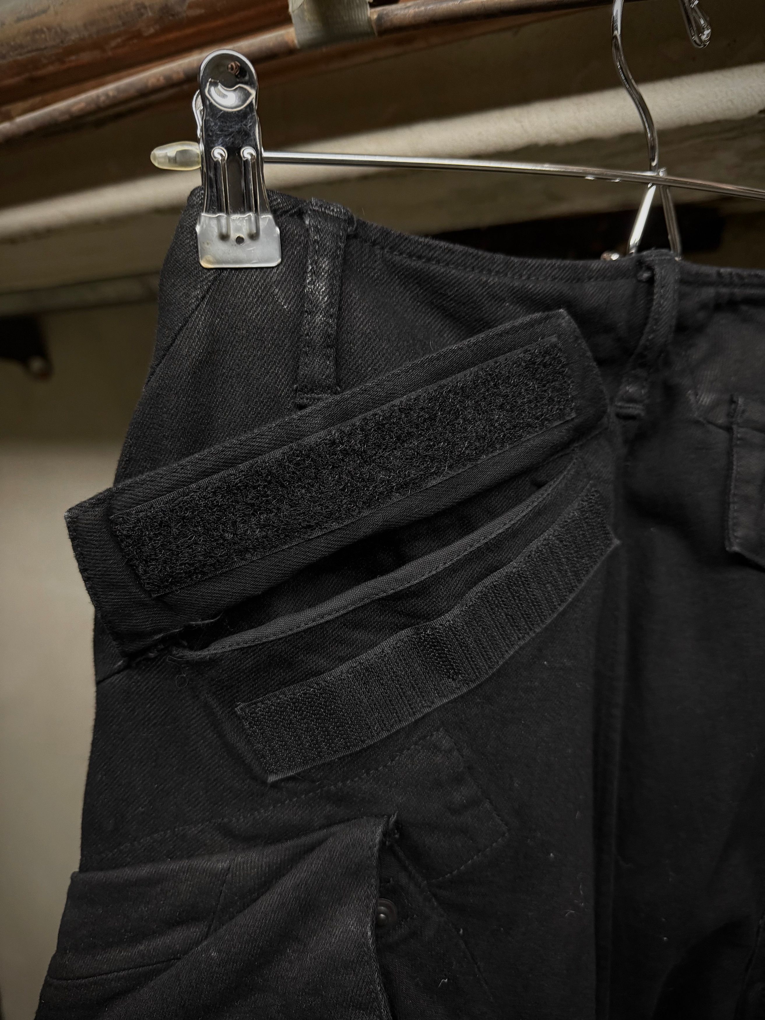 Julius Julius Waxed Velcro Gas-Mask Cargo Denim Size US 30 / EU 46 - 9 Thumbnail