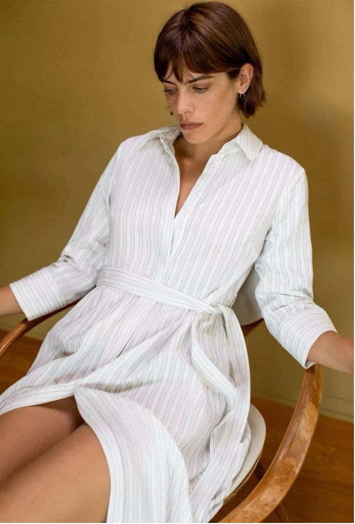 Zara Zara Belted striped dress Size S Size S / US 4 / IT 40 - 1 Thumbnail