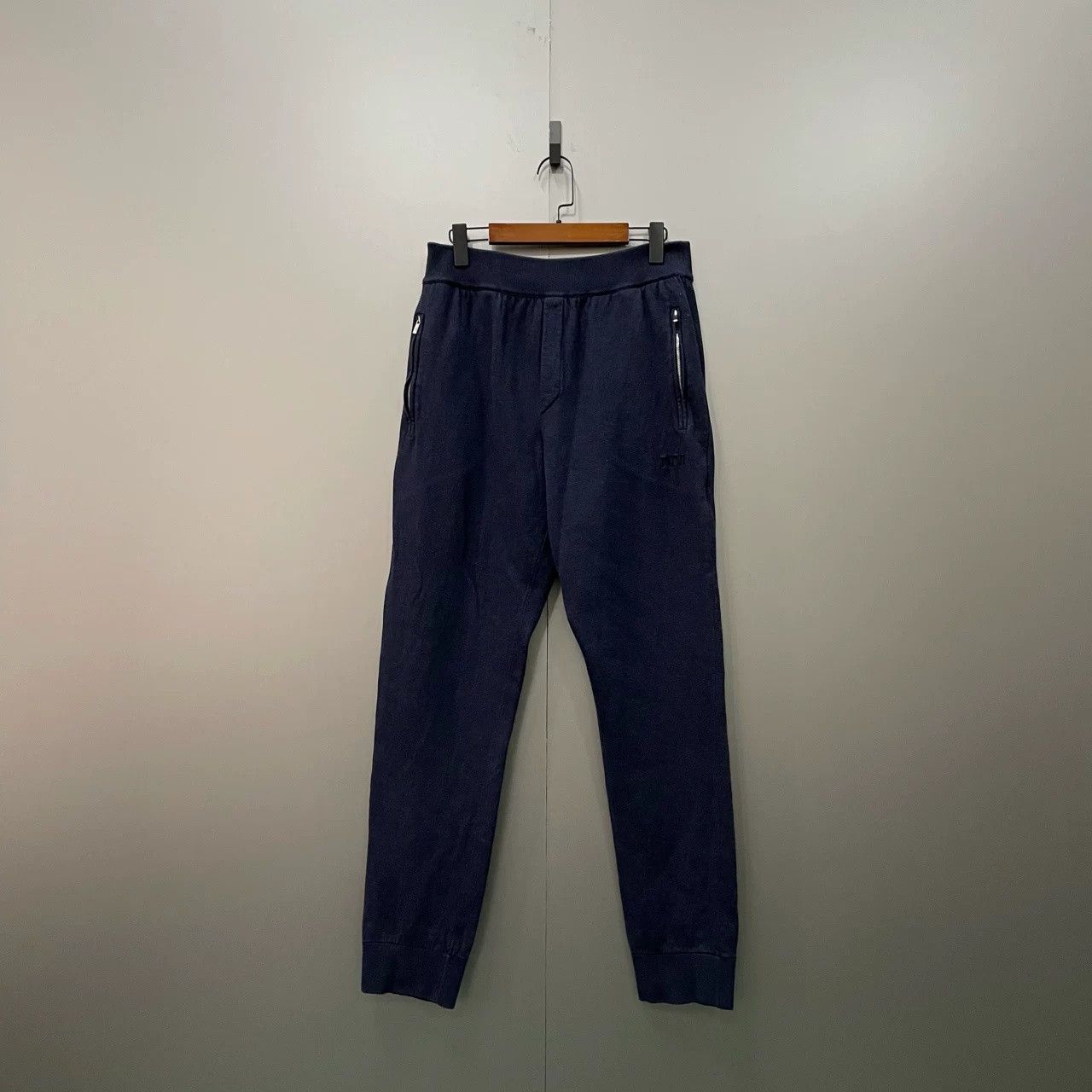 Dior Dior Navy Embroidered Logo Sweatpants Size US 26 / EU 42 - 1 Thumbnail