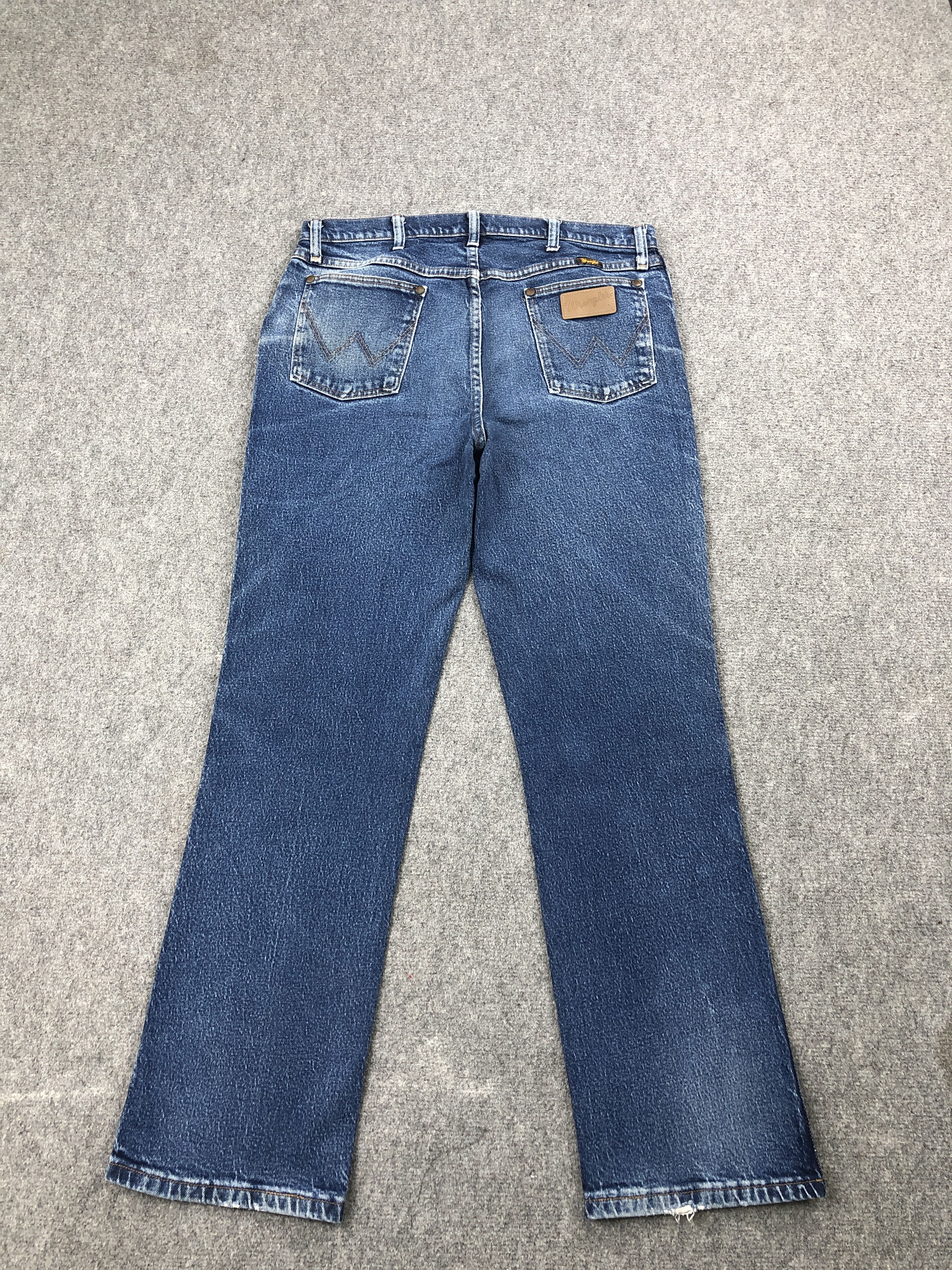 Vintage × Wrangler Vintage Wrangler Faded Blue Bootcut Flared Jeans DP2483 Size US 33 - 3 Thumbnail