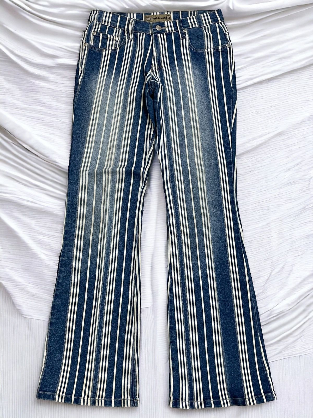 Other CJ Crest Jeans Bootcut Stripe Hickory Old Vintage Style Size 28" / US 6 / IT 42 - 1 Thumbnail