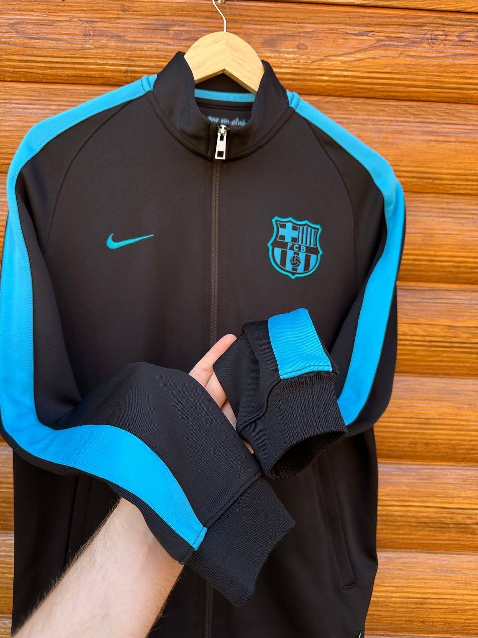 Nike BARCELONA FOOTBALL SOCCER TRACK TOP JACKET NIKE Size US M / EU 48-50 / 2 - 4 Thumbnail