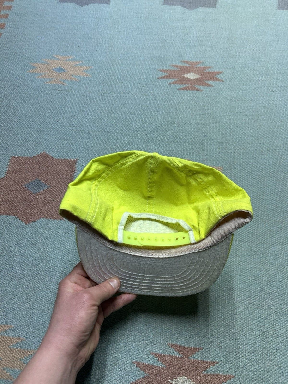 Vintage Vtg Snap hat hydro mechanical supply Michigan hi vis USA Size ONE SIZE - 4 Thumbnail