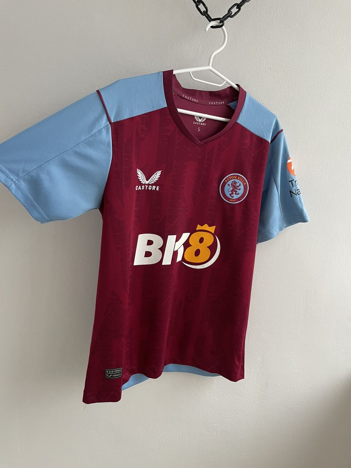 Castore Aston Villa 2023 2024 Home Football Shirt Soccer Jersey Size US S / EU 44-46 / 1 - 3 Thumbnail