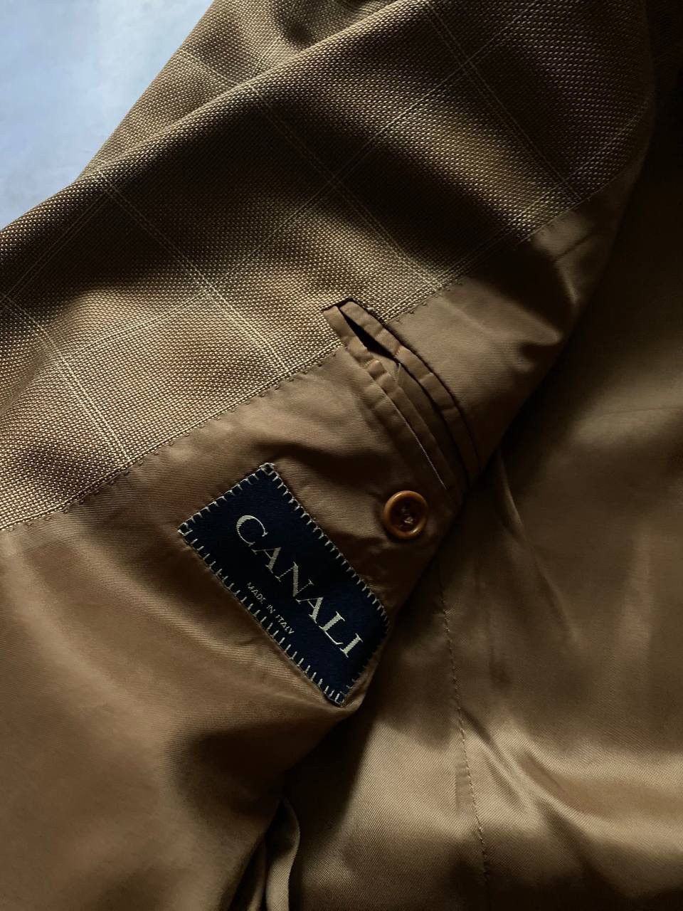 Canali × Vintage Vintage Canali Luxury Blazer Jacket OldMoney Style Size 54R - 6 Thumbnail