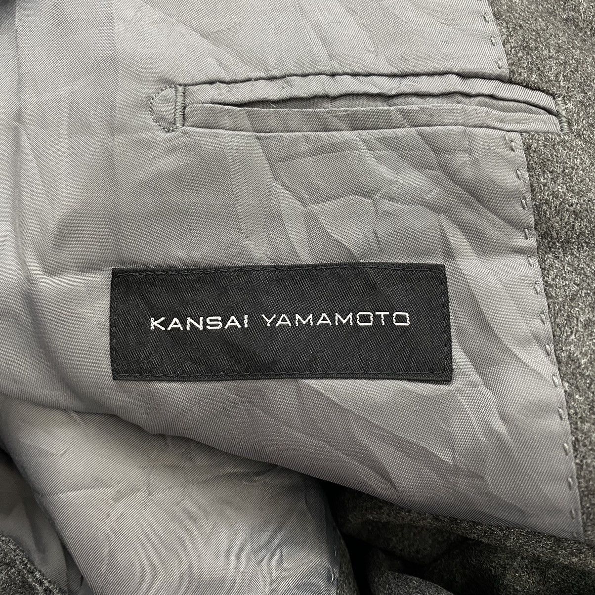 Japanese Brand KANSAI YAMAMOTO Japanese Brand Plain Grey Blazer Coat Jacket Size US L / EU 52-54 / 3 - 5 Thumbnail