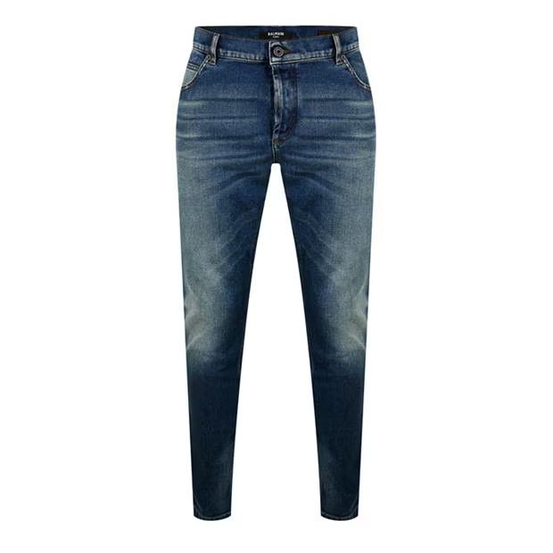 image of Balmain O1G2R1Mq0324 Jeans In Blue, Men's