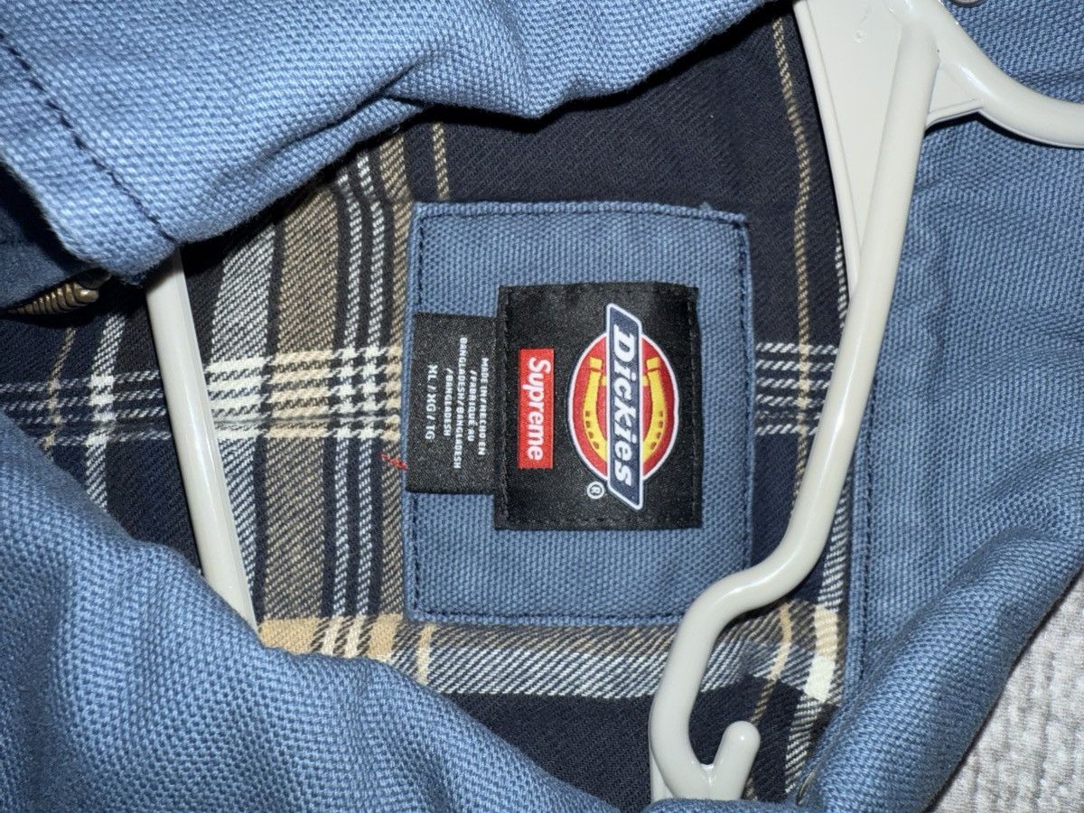 Supreme Supreme x dickies hooded work jacket Light blue Size US XL / EU 56 / 4 - 5 Thumbnail