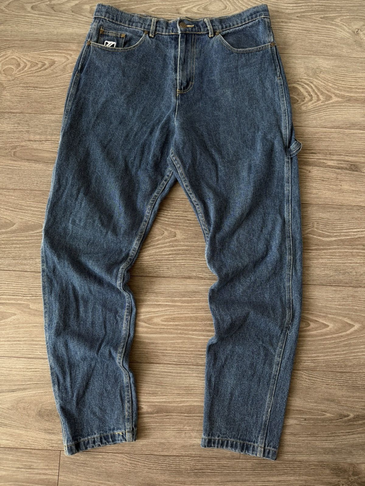 Karl Kani Karl Kani Embroidered Logo Rap Black Denim Unisex Jeans Size US 32 / EU 48 - 11 Thumbnail