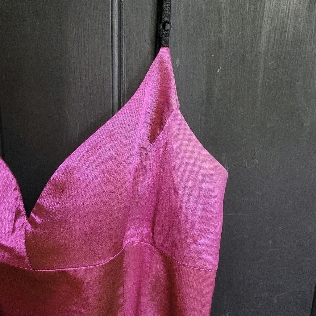 Nicole Miller Nicole Miller, Fuschia evening gown/prom dress,nwot,Size 10 Size L / US 10 / IT 46 - 3 Thumbnail