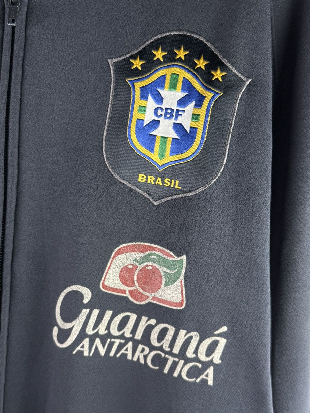 Nike Vintage Brazil Nike Track Jacket World Cup 2006 Gray Size US M / EU 48-50 / 2 - 3 Thumbnail