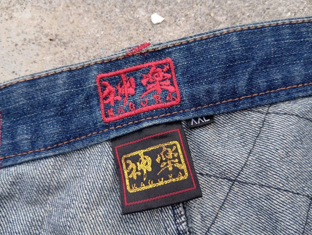 Japanese Brand Kagura Denim & Dragon Beard Shoes 🐉 Japanese Sukajan Art 🎌 Size US 36 / EU 52 - 5 Thumbnail