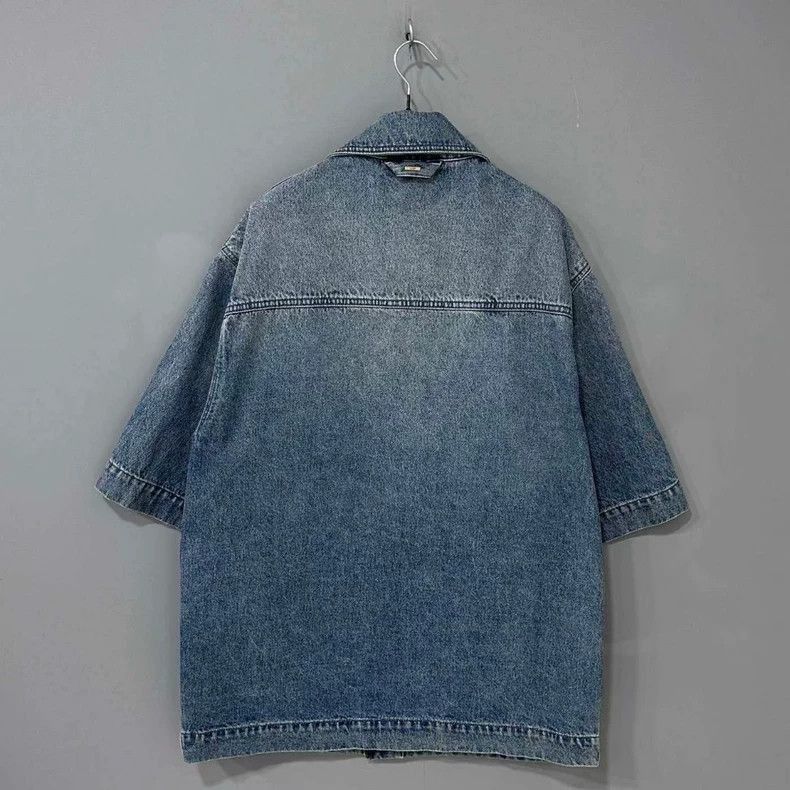 Louis Vuitton Louis Vuitton Louis Vuitton Denim Short Jacket with Logo-2 Size US M / EU 48-50 / 2 - 3 Thumbnail