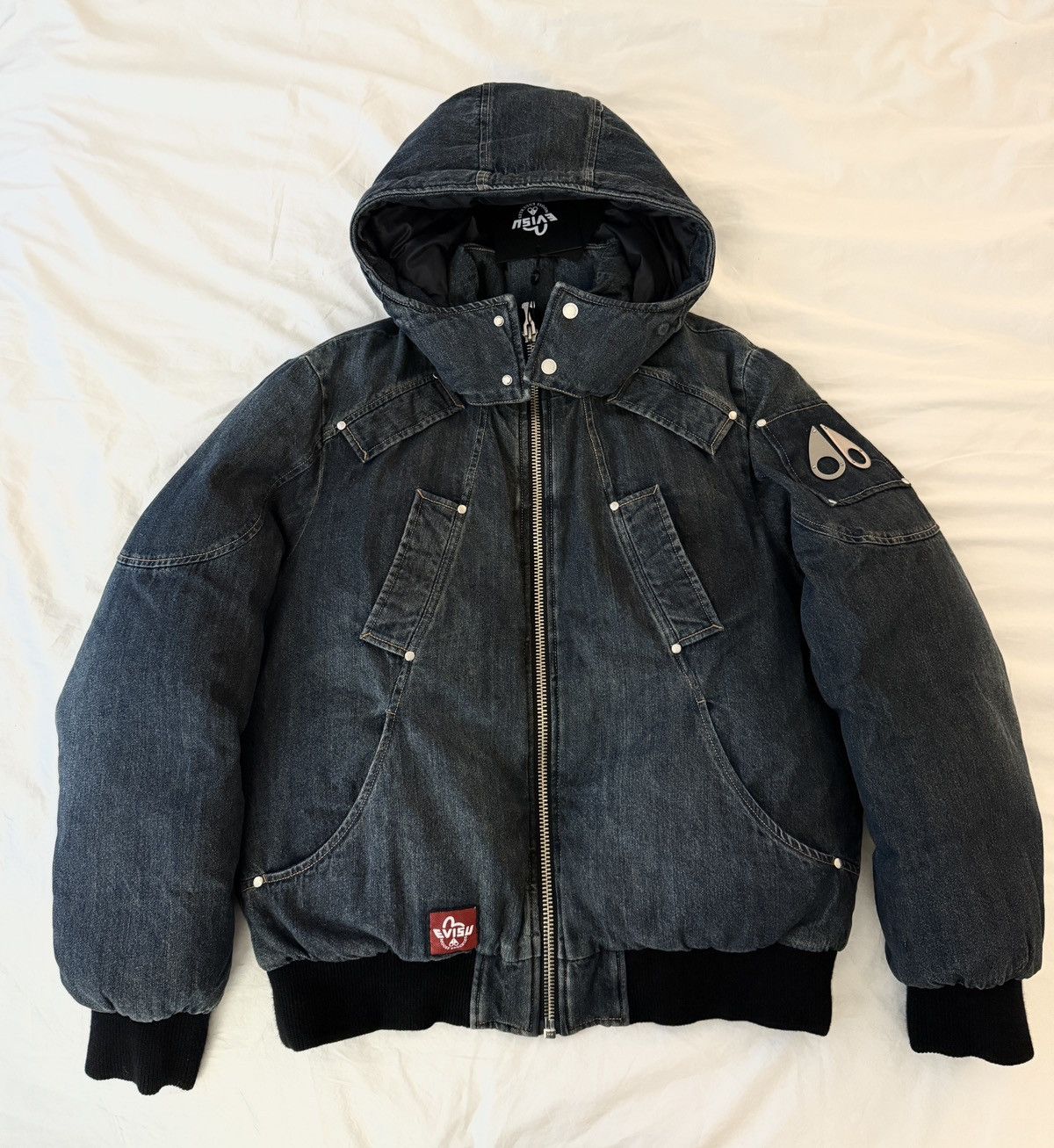 Moose Knuckles Moose Knuckles x Evisu Denim Bomber Size US L / EU 52-54 / 3 - 1 Thumbnail