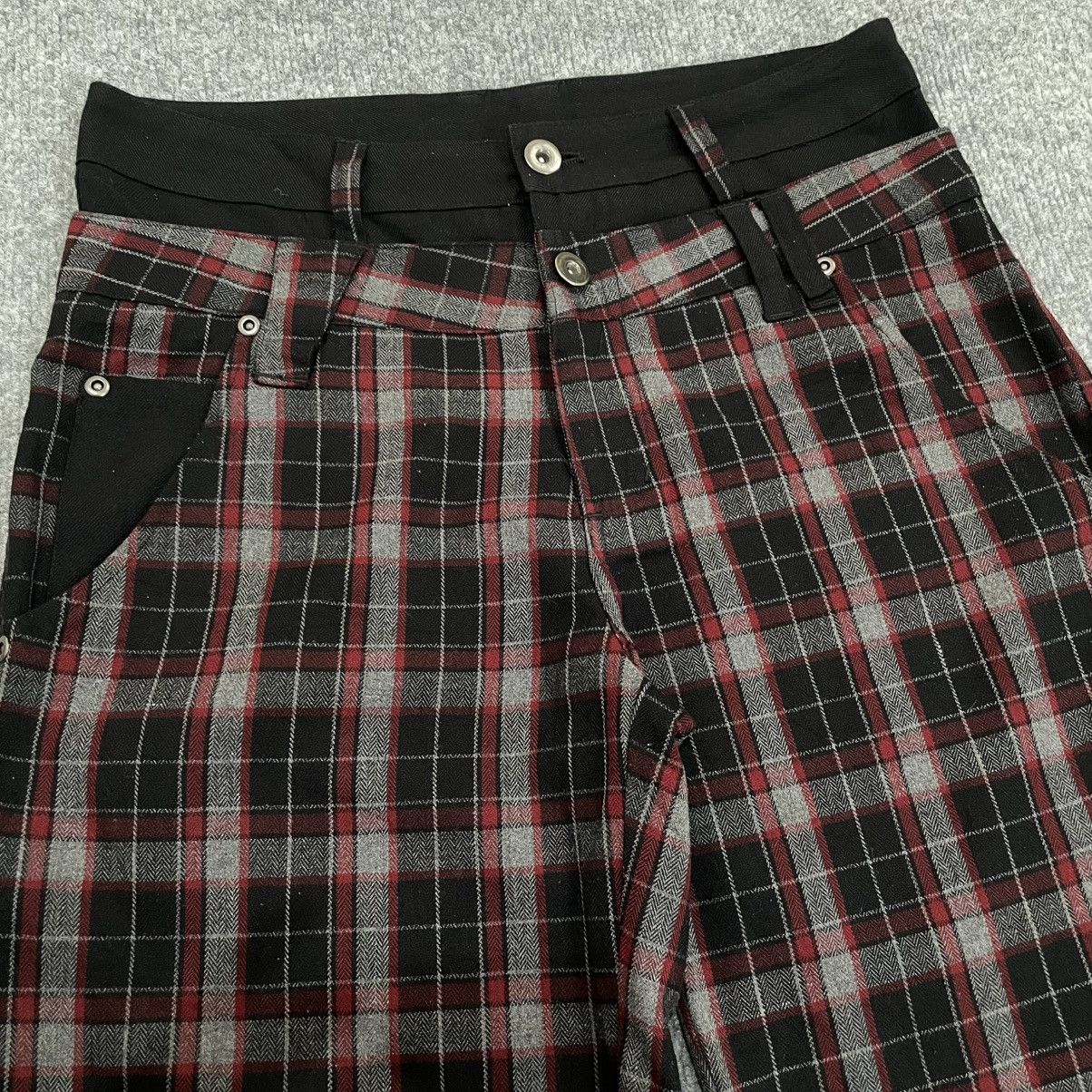Japanese Brand Japanese Denifits Casual Pants Plaid Size US 27 - 3 Thumbnail
