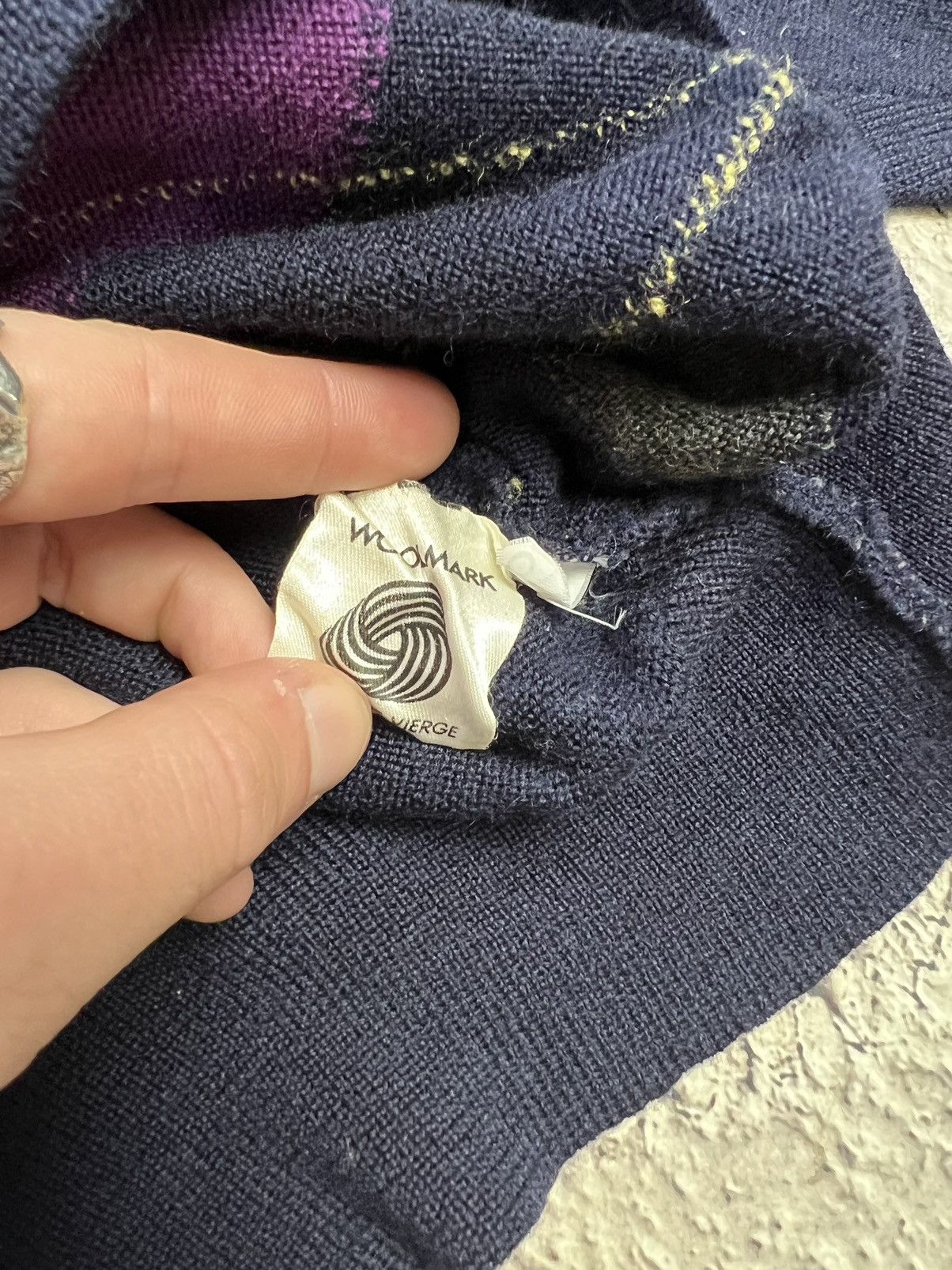 Lacoste × Vintage Vintage Lacoste Knit Wool Vneck Cardigan Sweater Size US M / EU 48-50 / 2 - 6 Thumbnail