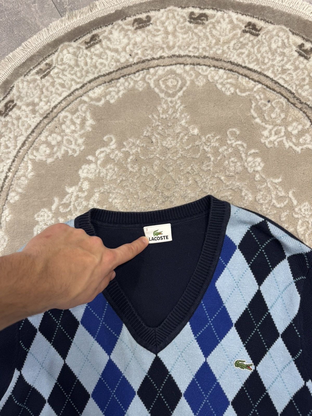 Lacoste 🐊 Vintage Lacoste Sweatshirt Hoodie Y2K Size US M / EU 48-50 / 2 - 2 Thumbnail