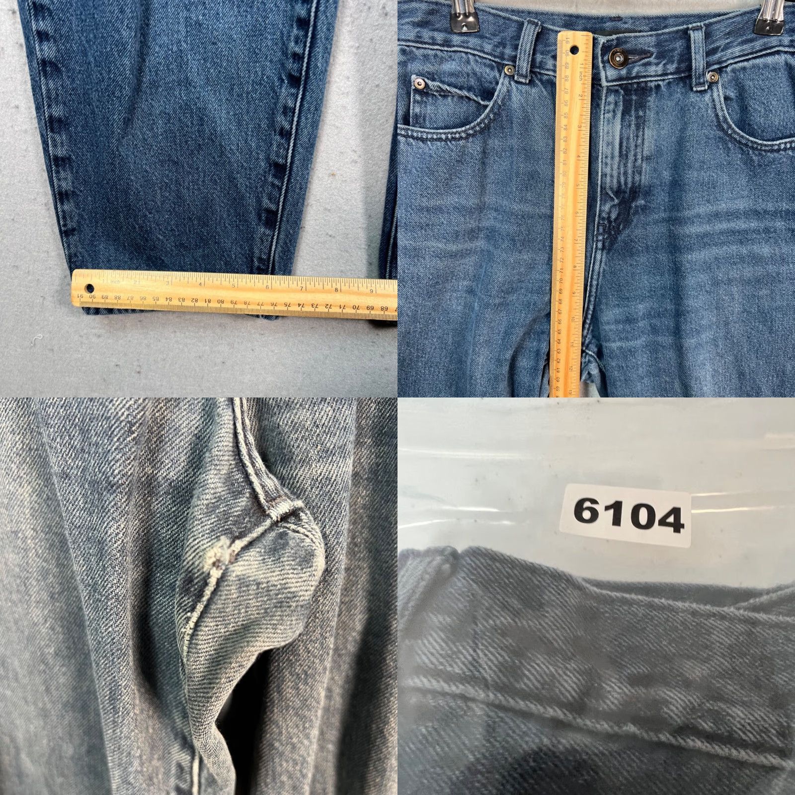 Uniqlo Uniqlo Jeans Women's 23 High-Waisted Tapered 100% Cotton Blue Denim Jeans Size 40" / US 18 - 8 Thumbnail
