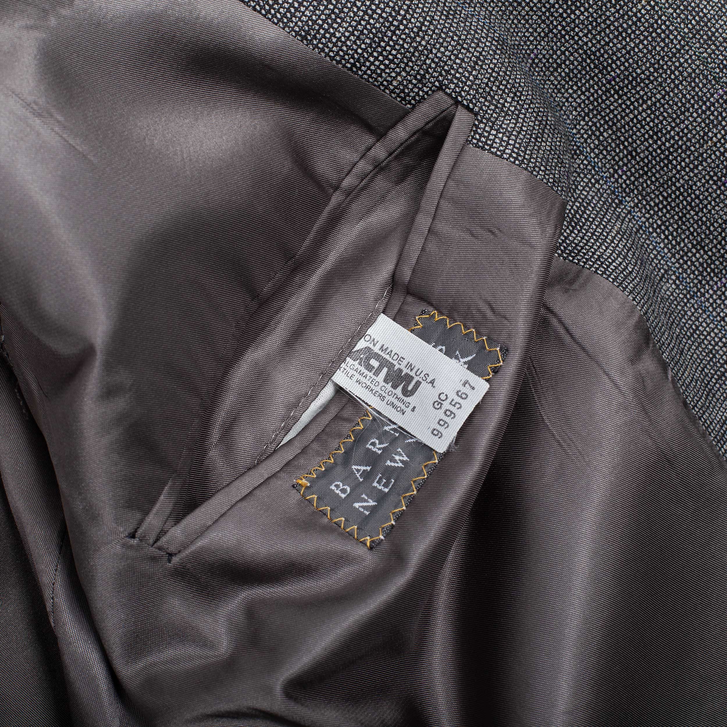 Lanvin Vintage Lanvin Blazer Gray Nailhead Wool Size 42R - 8 Thumbnail