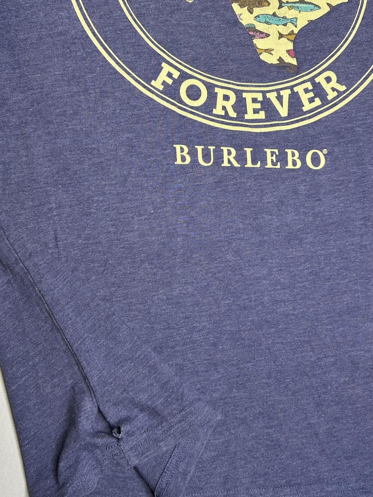 Other Burlebo Texas Forever Graphic T-Shirt Blue Size Medium Size ONE SIZE - 5 Thumbnail